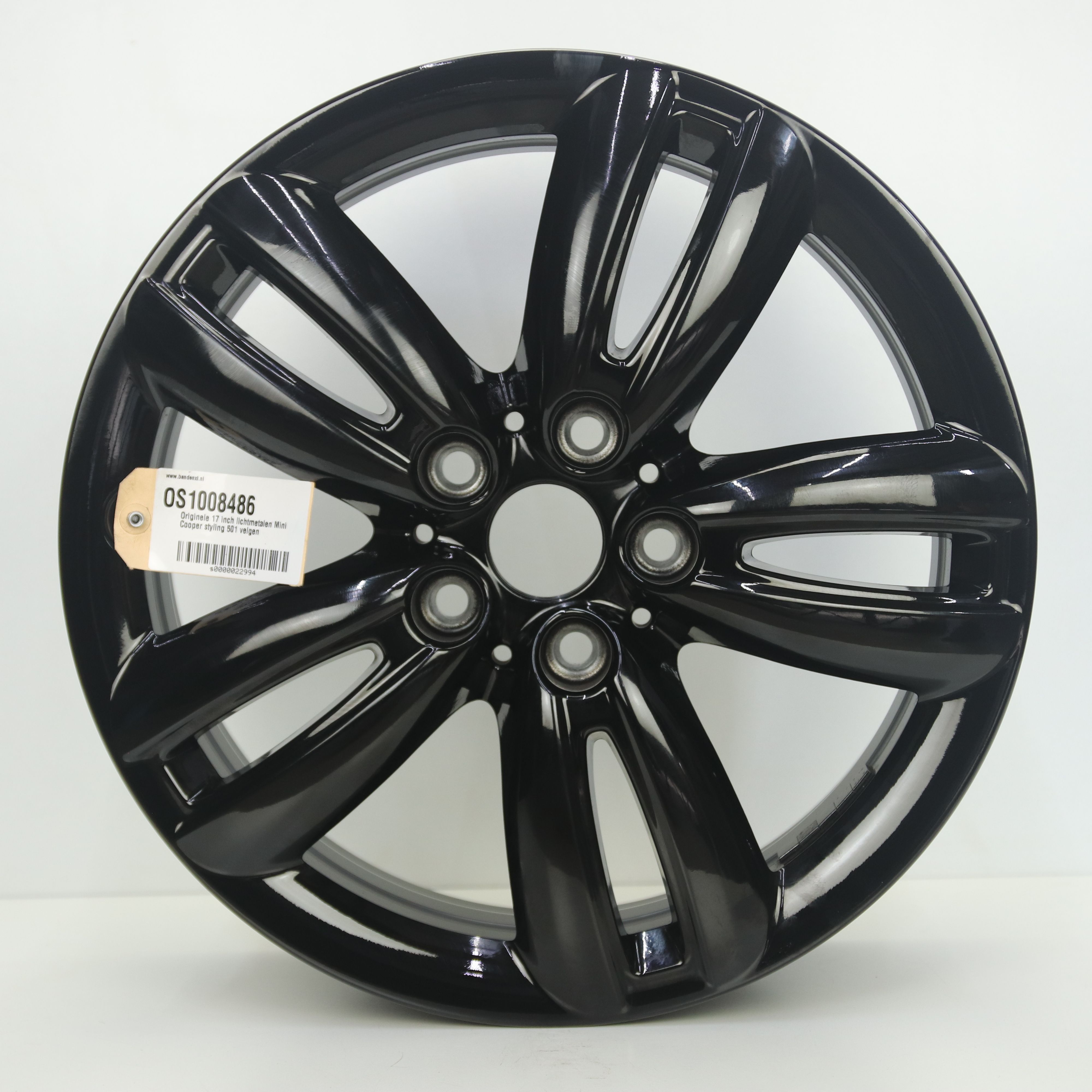 OS1008486 Originele 17 inch lichtmetalen Mini Cooper styling 501 velgen 7.00X17 5X112 ET54.0 NB66.60 Zwart