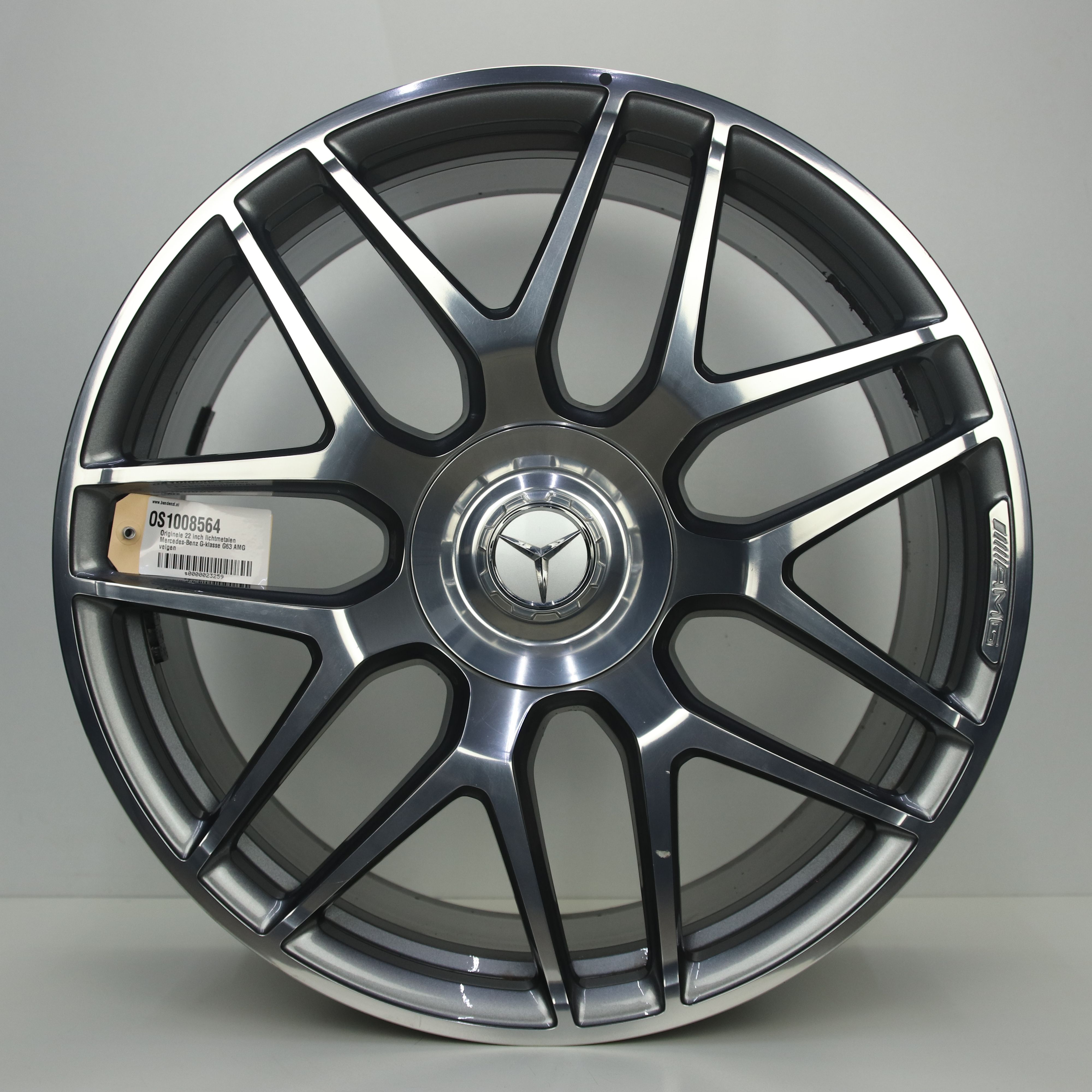 OS1008564 Originele 22 inch lichtmetalen Mercedes-Benz G-klasse G63 AMG velgen 10.00X22 5X130 ET39.0 NB84.10 Antraciet gepolijst