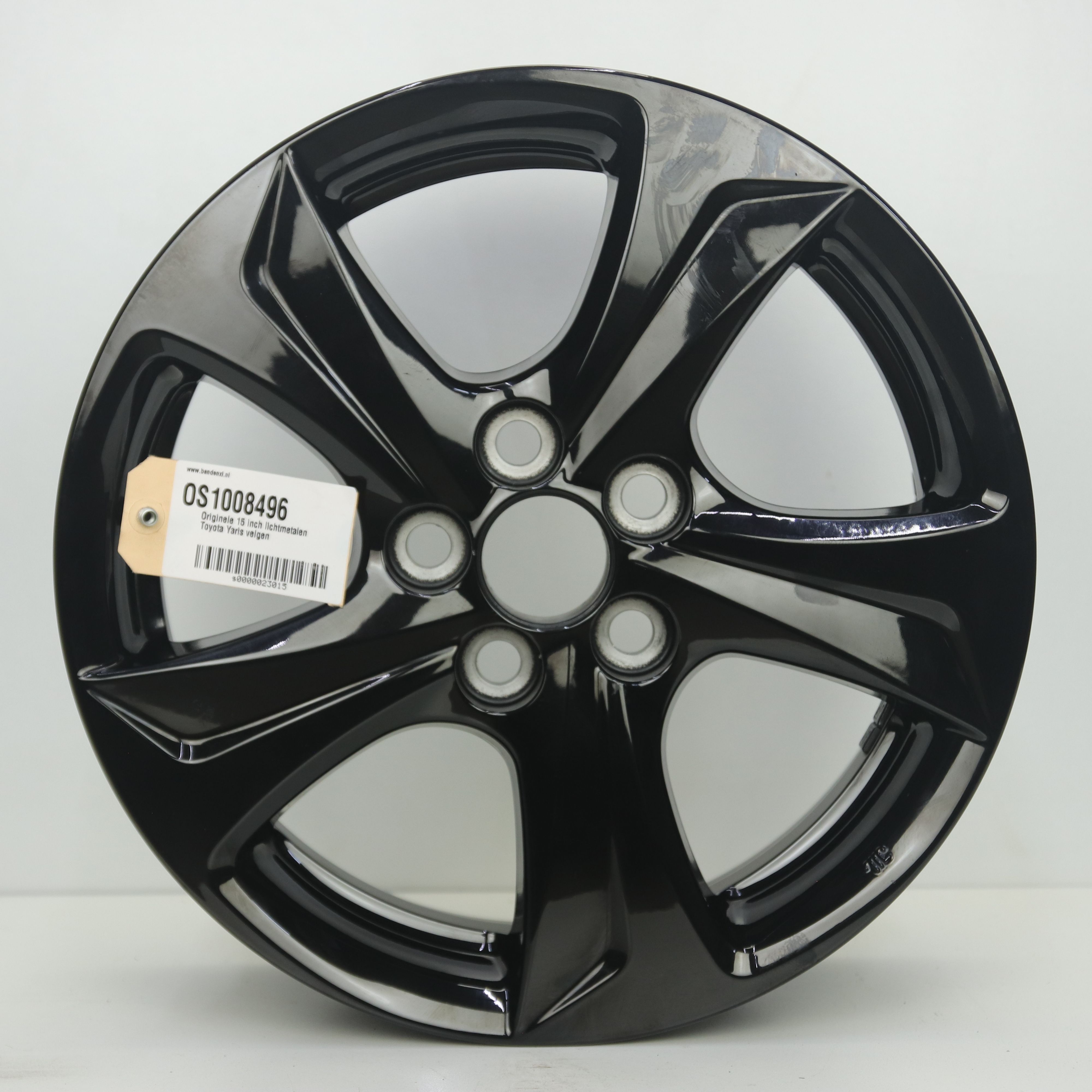 OS1008496 Originele 15 inch lichtmetalen Toyota Yaris velgen 6.00X15 5X100 ET45.0 NB54.10 Zwart