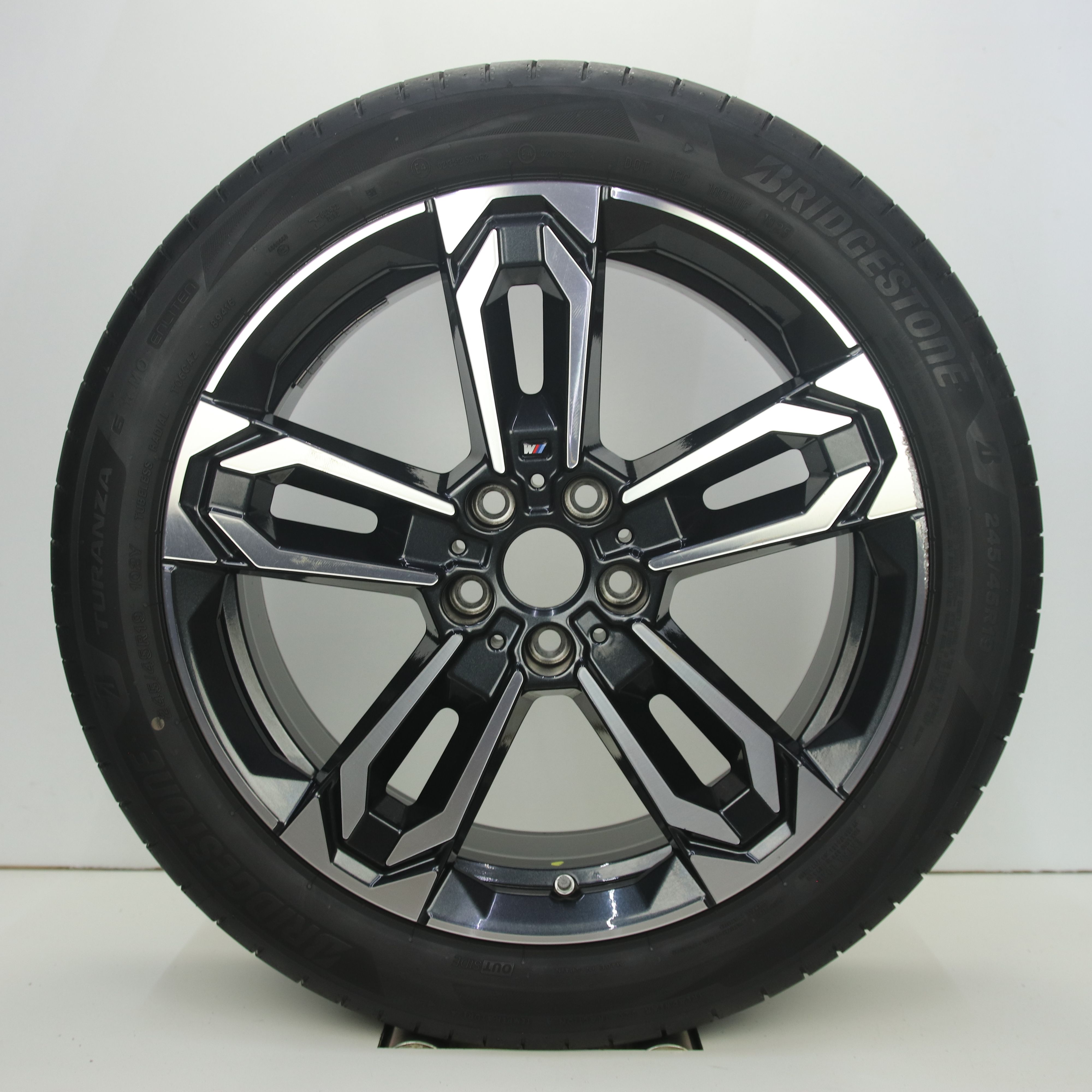 OS1008256 Originele 19 inch lichtmetalen BMW X1 styling 871M velgen 8.00X19 5X112 ET46.0 NB66.60 Antraciet gepolijst