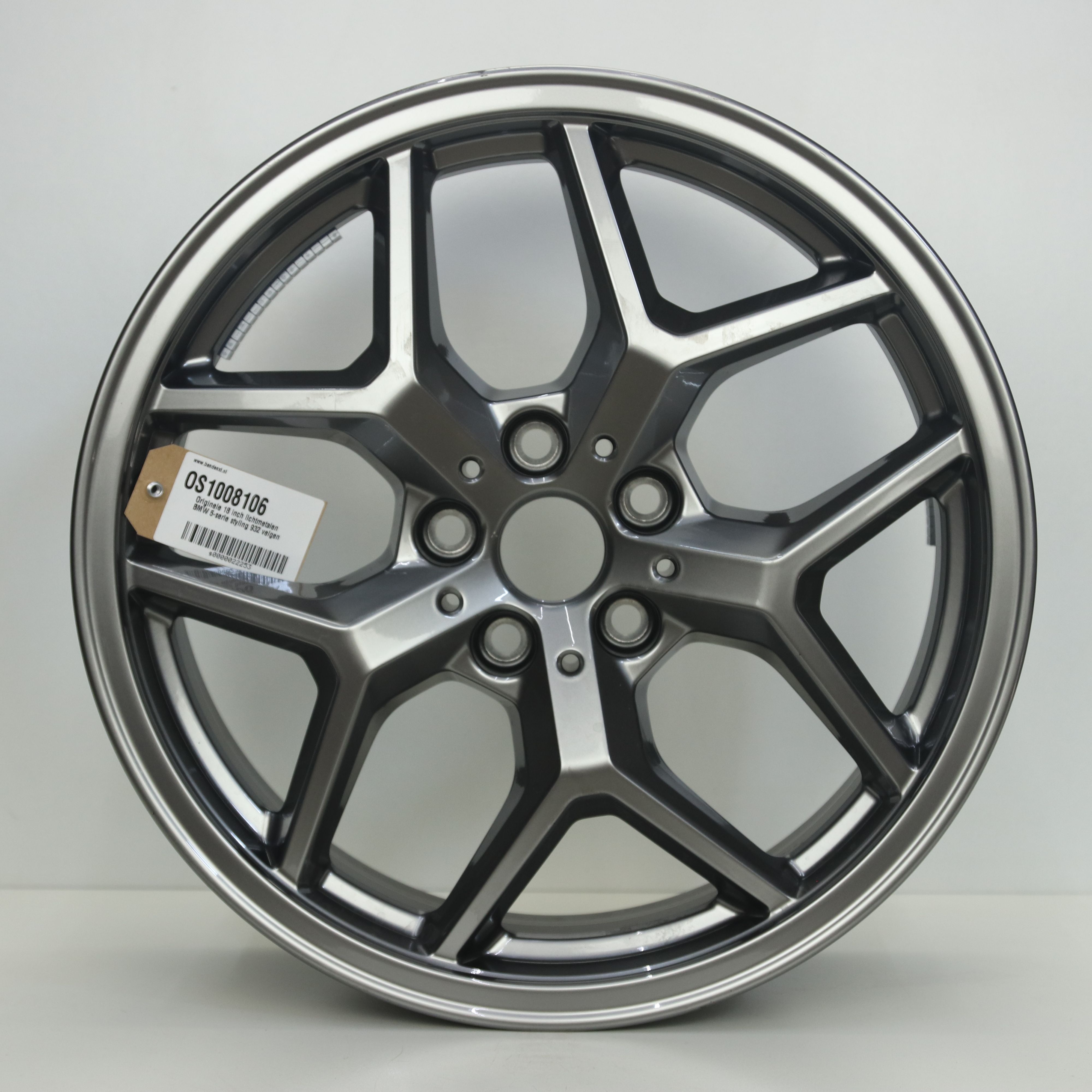 OS1008106 Originele 18 inch lichtmetalen BMW 5-serie styling 932 velgen 7.50X18 5X112 ET23.0 NB66.60 Antraciet