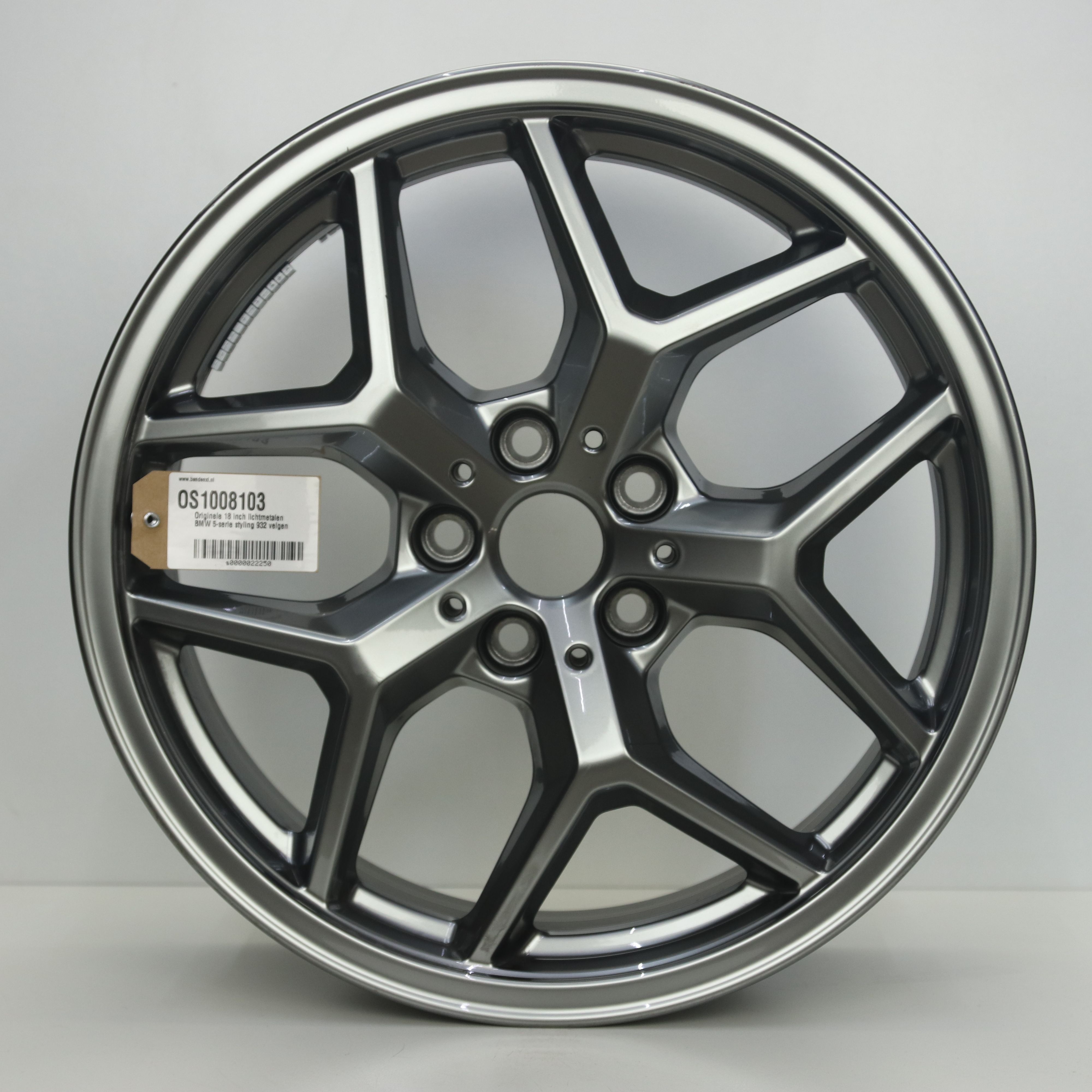 OS1008103 Originele 18 inch lichtmetalen BMW 5-serie styling 932 velgen 7.50X18 5X112 ET23.0 NB66.60 Antraciet