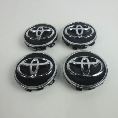 Naafkappen set OEM Toyota (Hoogglans zwart) 688064401
