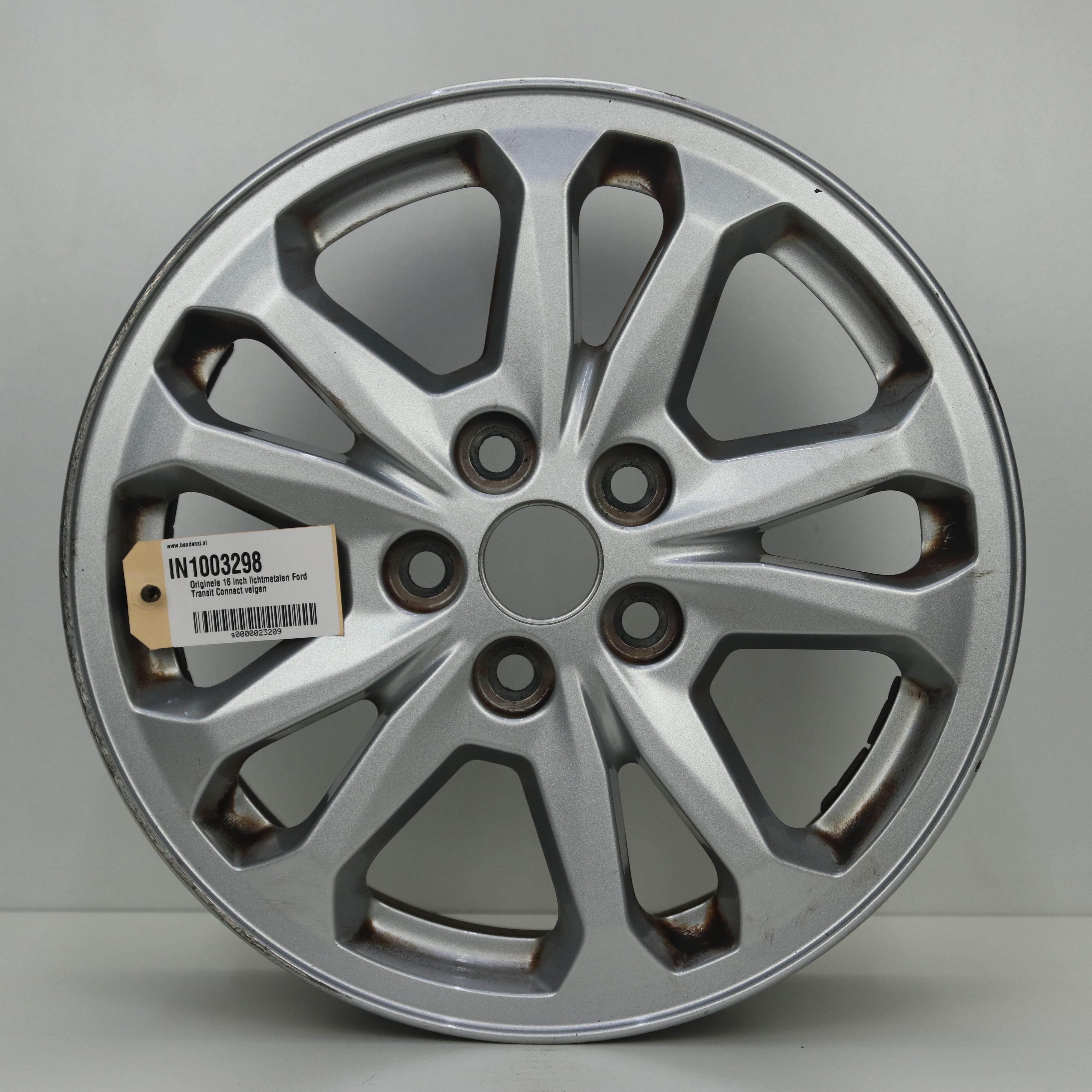 IN1003298 Originele 16 inch lichtmetalen Ford Transit Connect velgen 6.50X16 5X108 ET50.0 NB63.40 Zilver