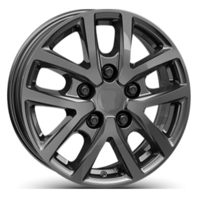 Monaco CL2T 6.50X16 5X160 ET60.0 NB65.10 Antraciet Donker