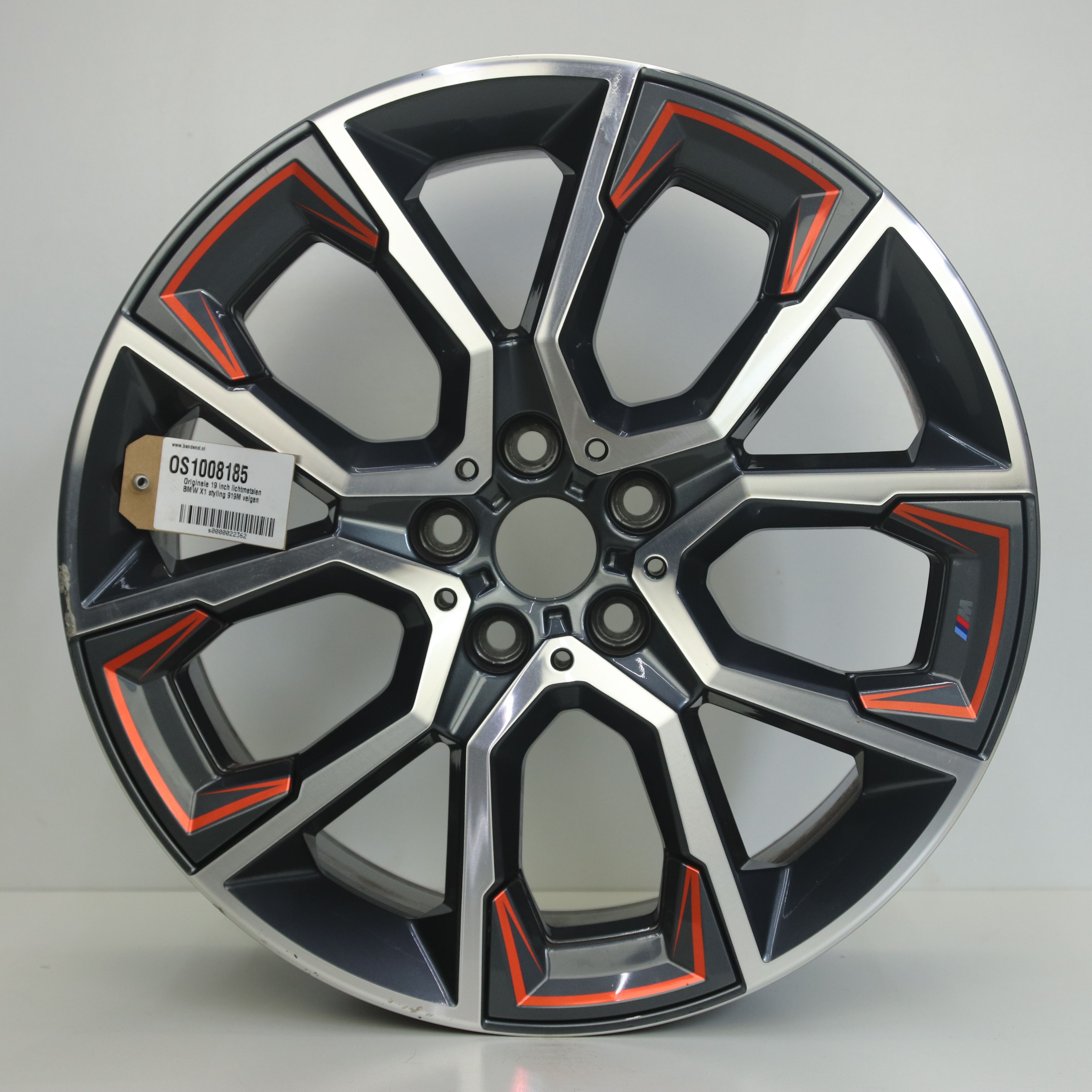 OS1008185 Originele 19 inch lichtmetalen BMW X1 styling 919M velgen 8.00X19 5X112 ET47.0 NB66.60 Antraciet Gepolijst