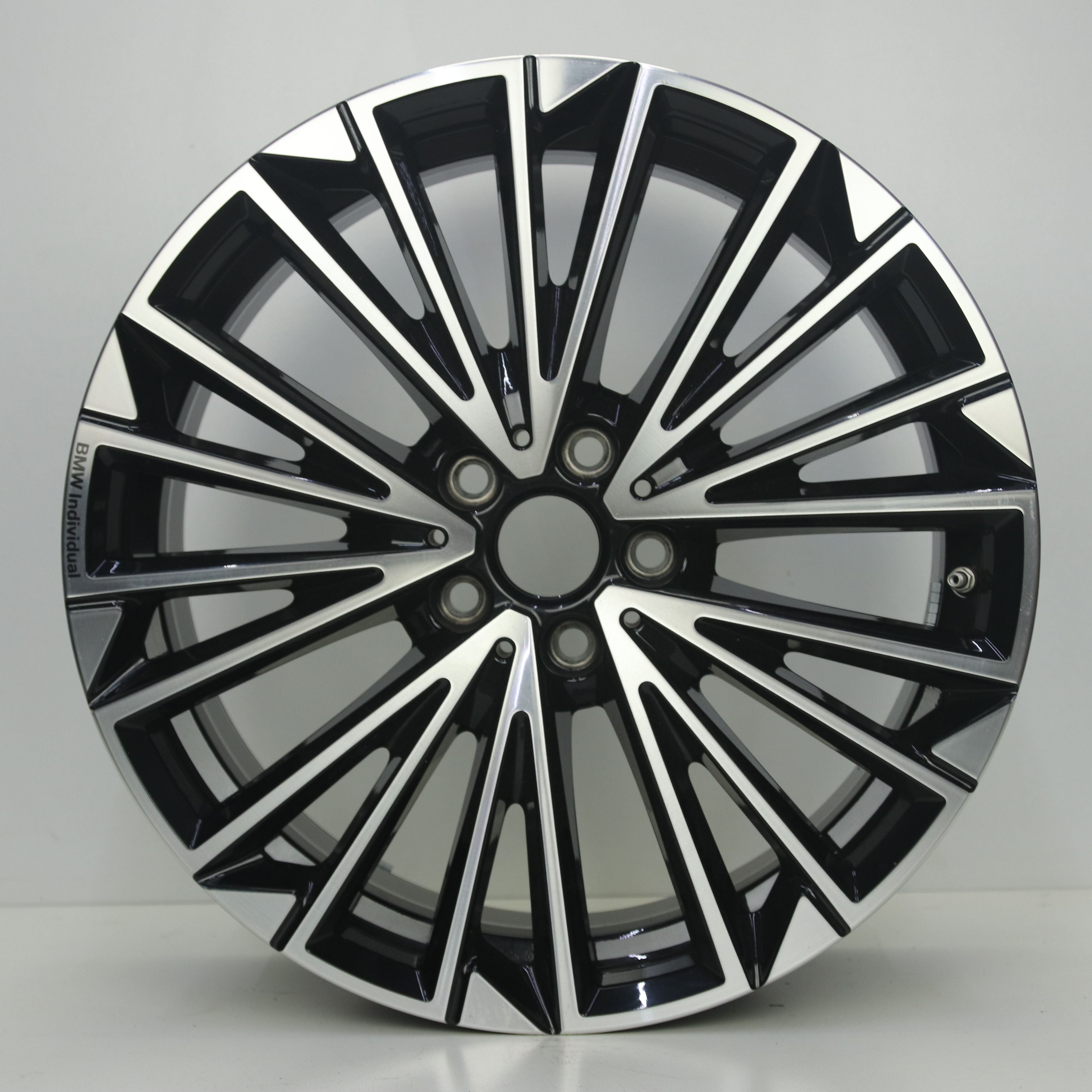 OS1008549 Originele 19 inch lichtmetalen BMW 2-Serie Tourer styling 839i velgen 8.00X19 5X112 ET46.0 NB66.60 Zwart Gepolijst