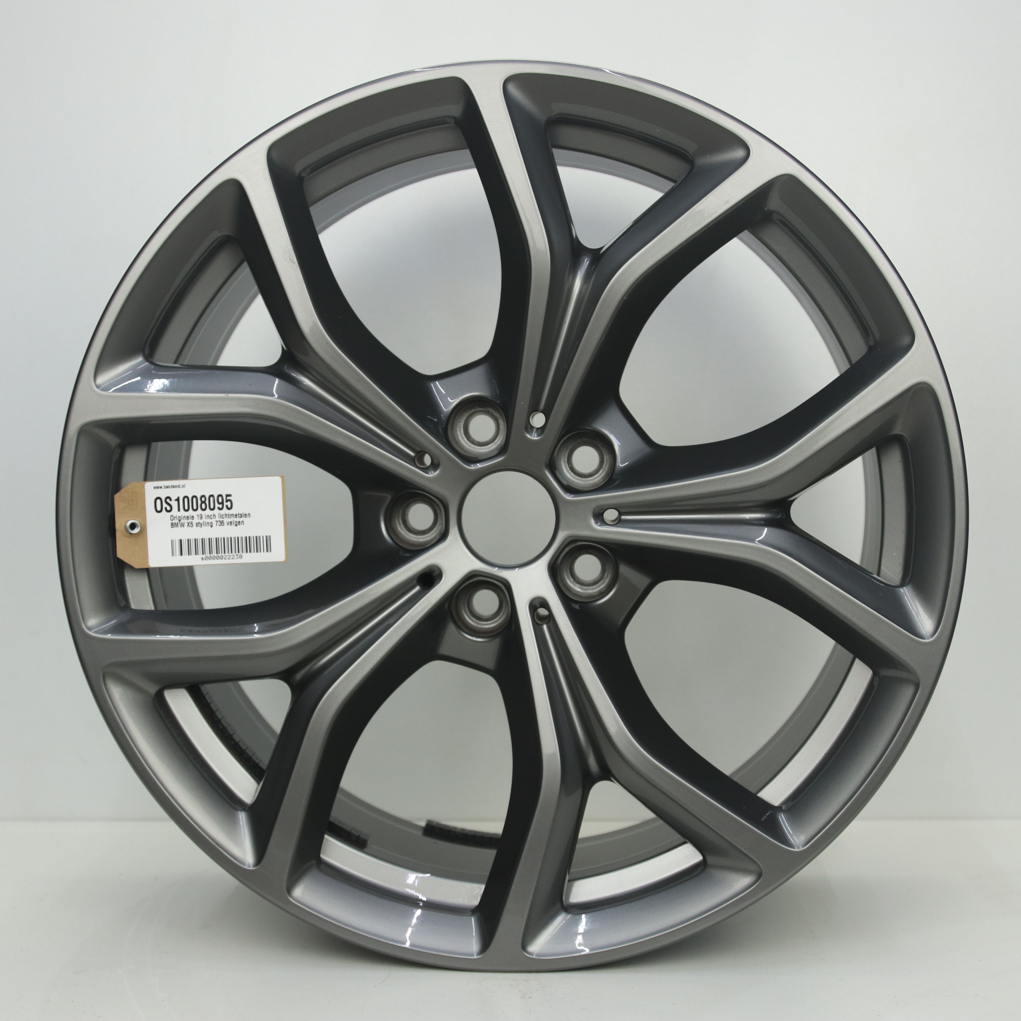 OS1008095 Originele 19 inch lichtmetalen BMW X5 styling 735 velgen 9.00X19 5X112 ET38.0 NB66.60 Antraciet