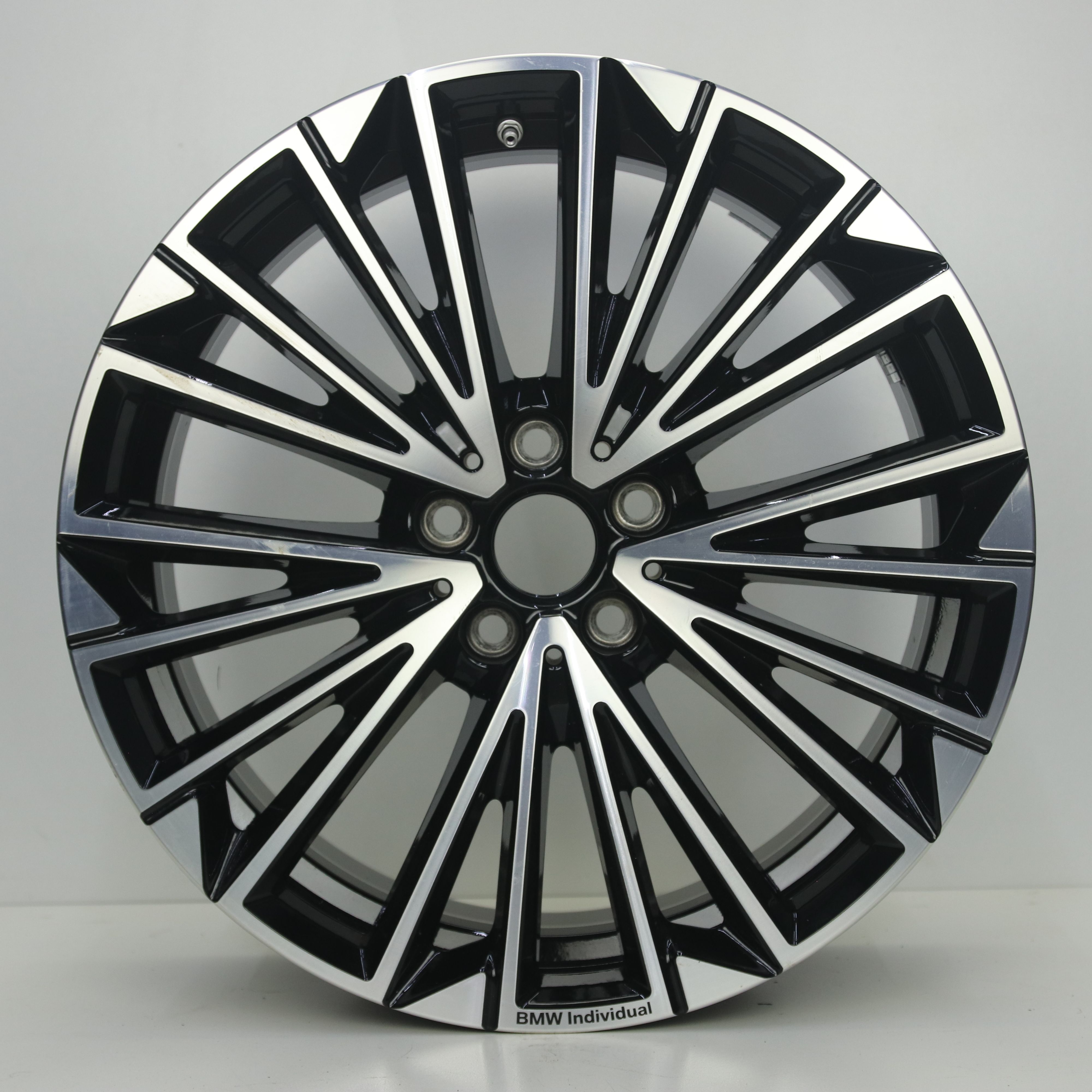 OS1008549 Originele 19 inch lichtmetalen BMW 2-Serie Tourer styling 839i velgen 8.00X19 5X112 ET46.0 NB66.60 Zwart Gepolijst