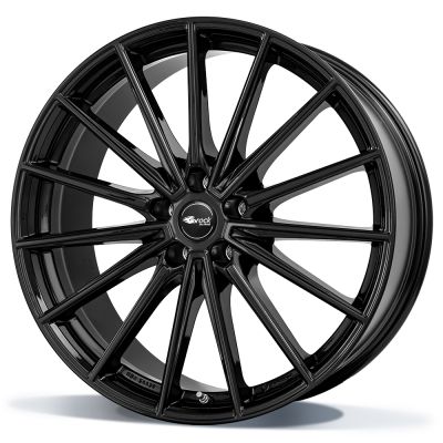 Brock B43 9.00X21 5X112 ET24.0 NB66.60 BA1 Zwart gelakt (SG)