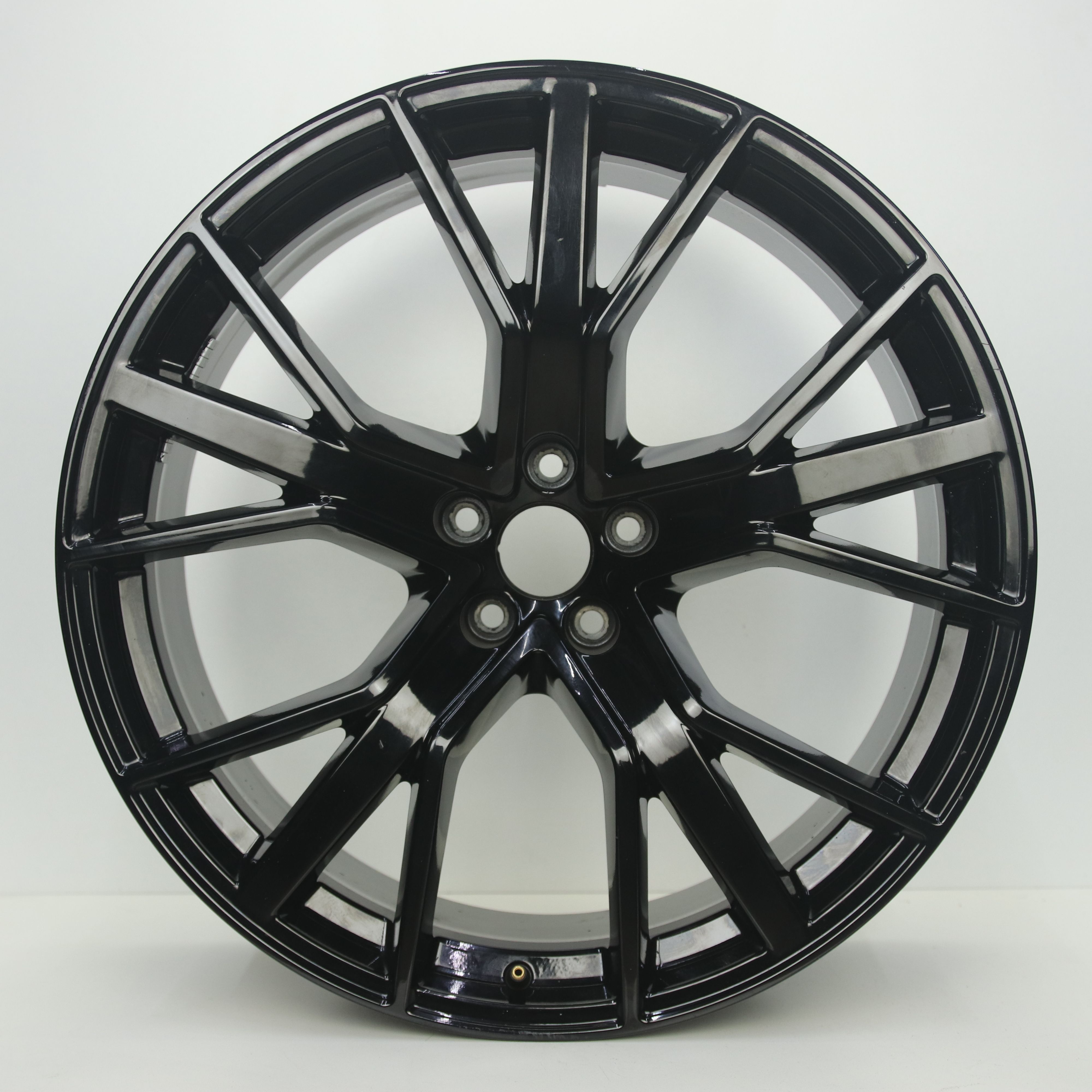 OS1007734 Originele 22 inch lichtmetalen Audi Q7 velgen 10.00X22 5X112 ET26.0 NB66.60 Zwart gepolijst