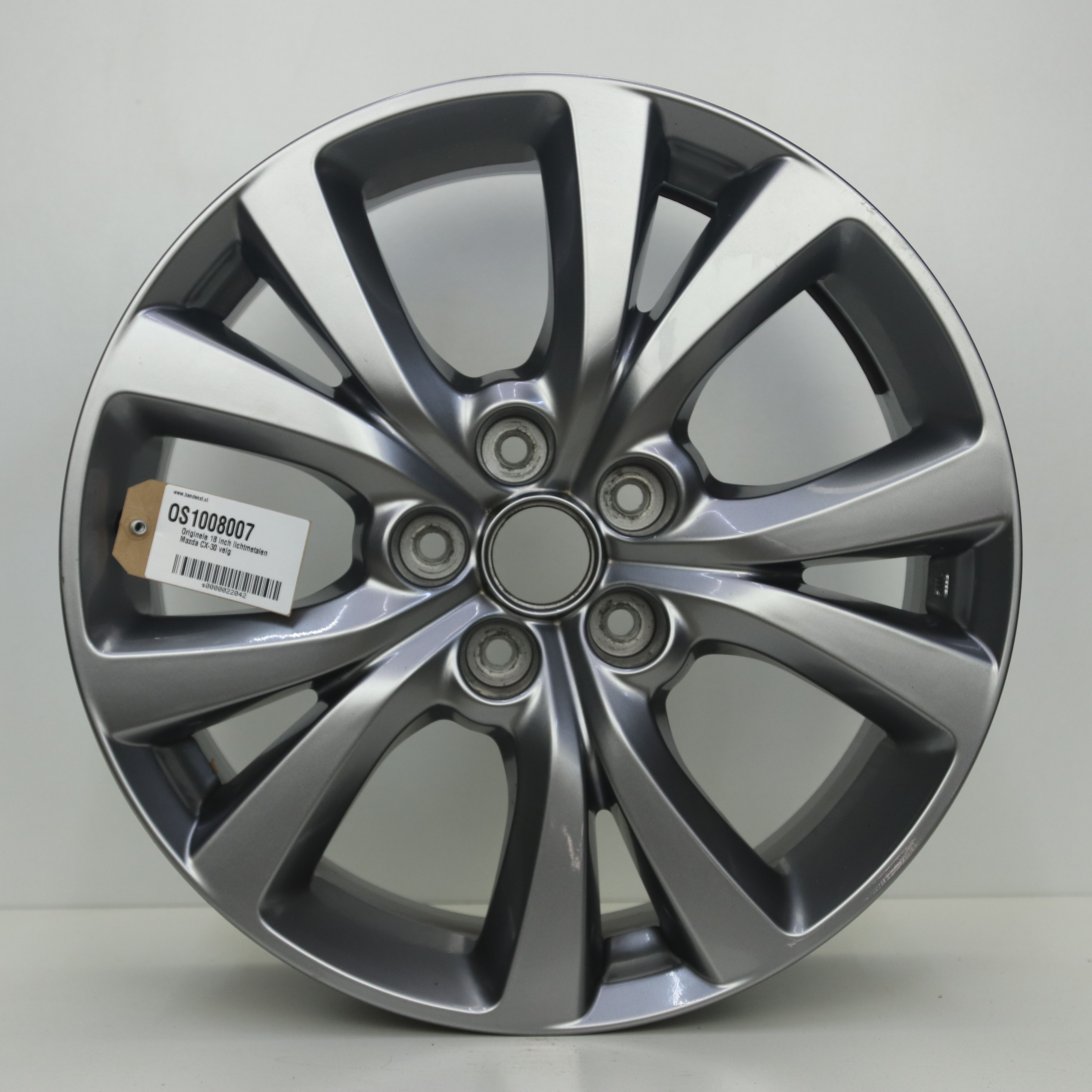 OS1008007 Originele 18 inch lichtmetalen Mazda CX-30 velg 7.00X18 5X114.3 ET45.0 NB67.10 Antraciet