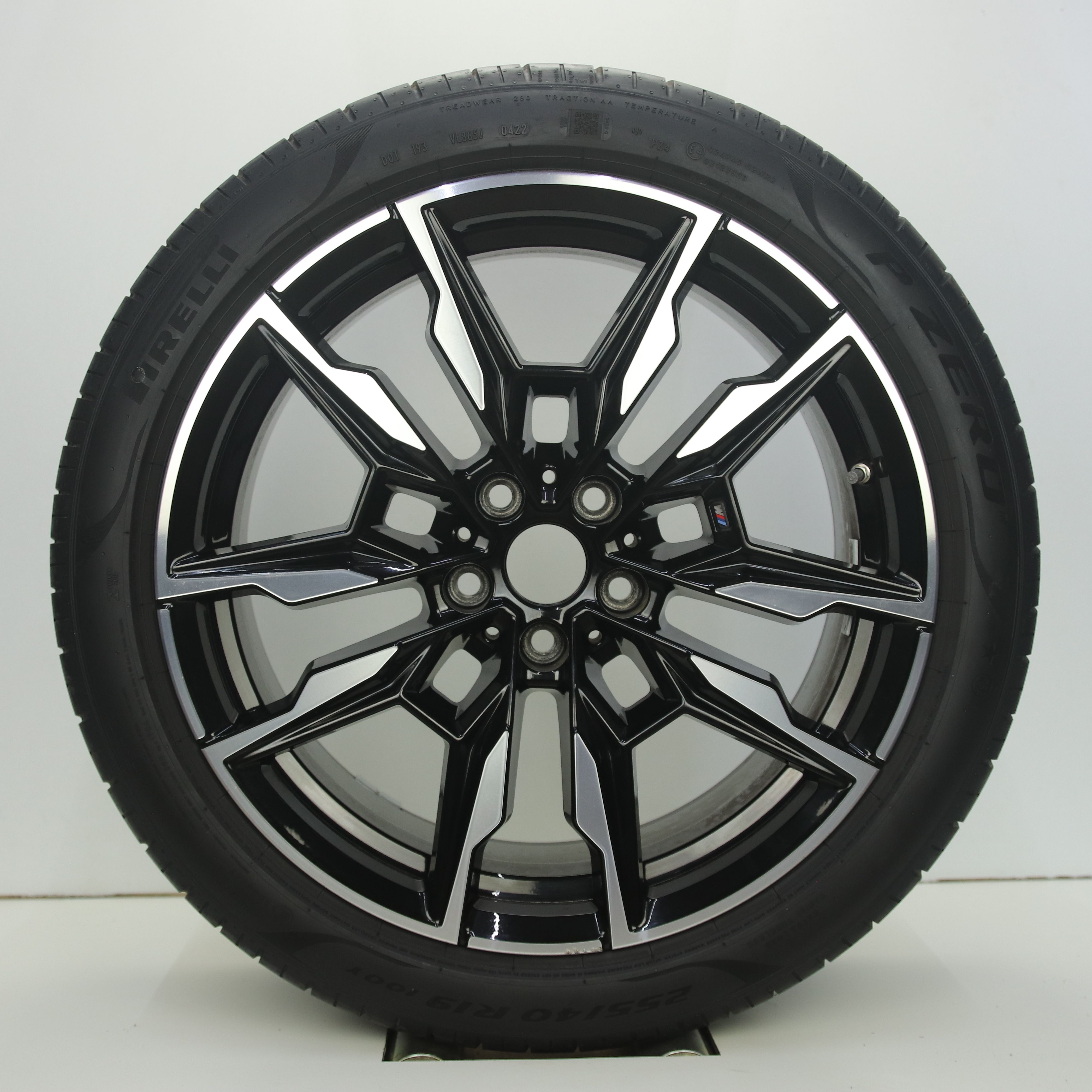 OS1008180 Originele 19 inch lichtmetalen BMW 4 serie styling 861M velgen (breedset) 8.50X19 5X112 ET35.0 NB66.60 Zwart gepolijst