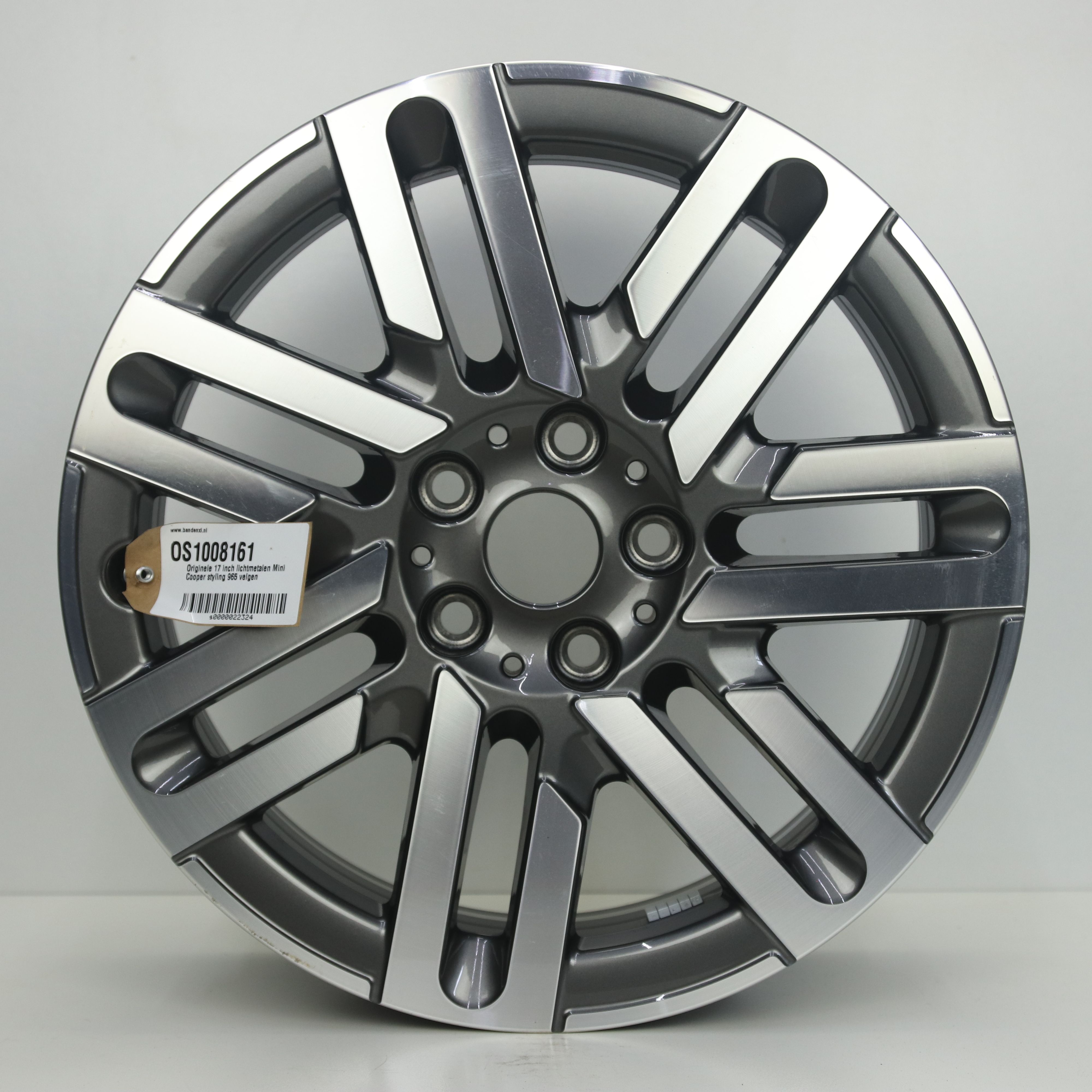 OS1008161 Originele 17 inch lichtmetalen Mini Cooper styling 965 velgen 7.00X17 5X112 ET47.0 NB66.60 Antraciet Gepolijst