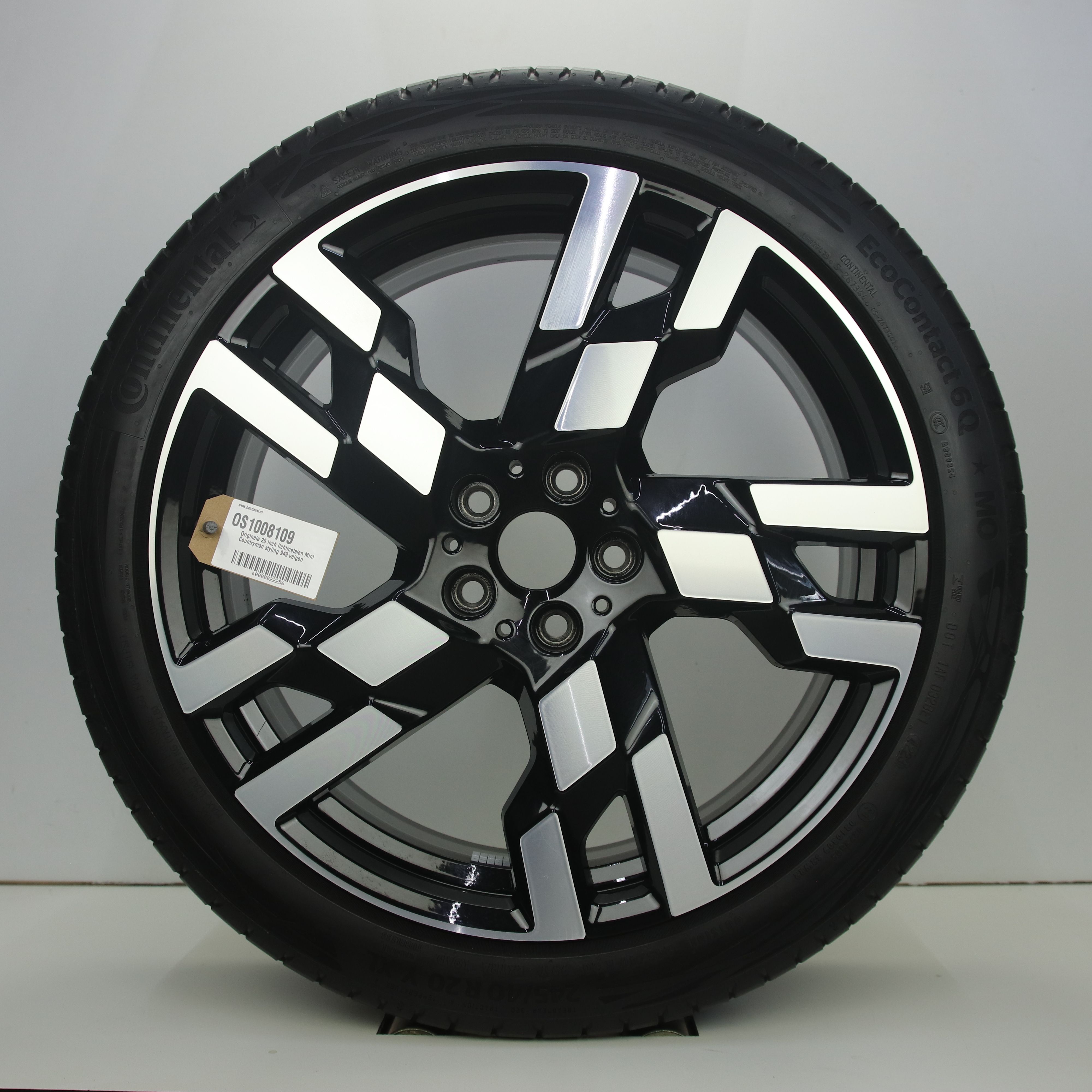 OS1008109 Originele 20 inch lichtmetalen Mini Countryman styling 949 velgen 8.00X20 5X112 ET46.0 NB66.60 Zwart gepolijst