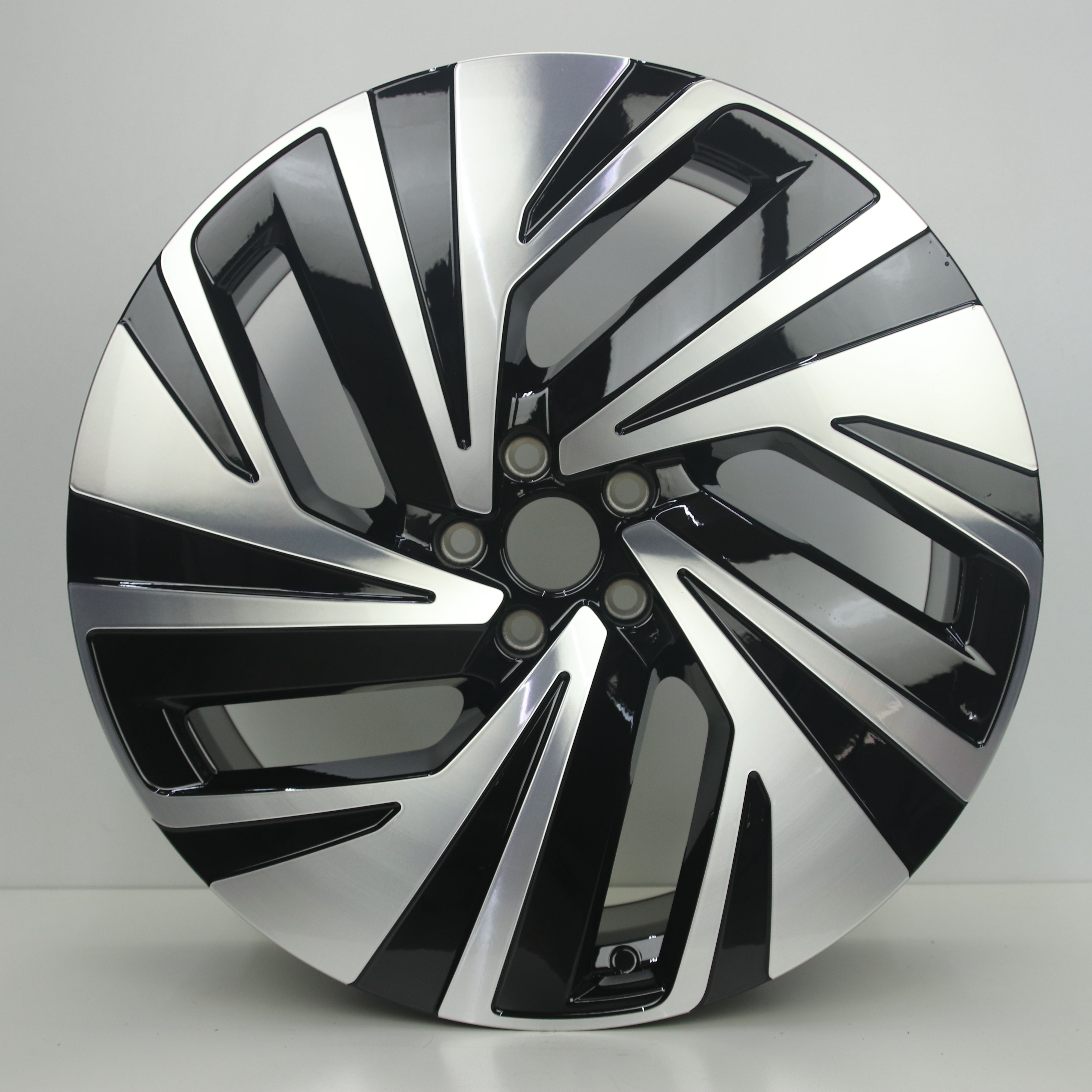 OS1007933 Originele 21 inch lichtmetalen Volkswagen ID.4 / ID.5 velgen 8.50X21 5X112 ET40.0 NB57.10 Zwart gepolijst