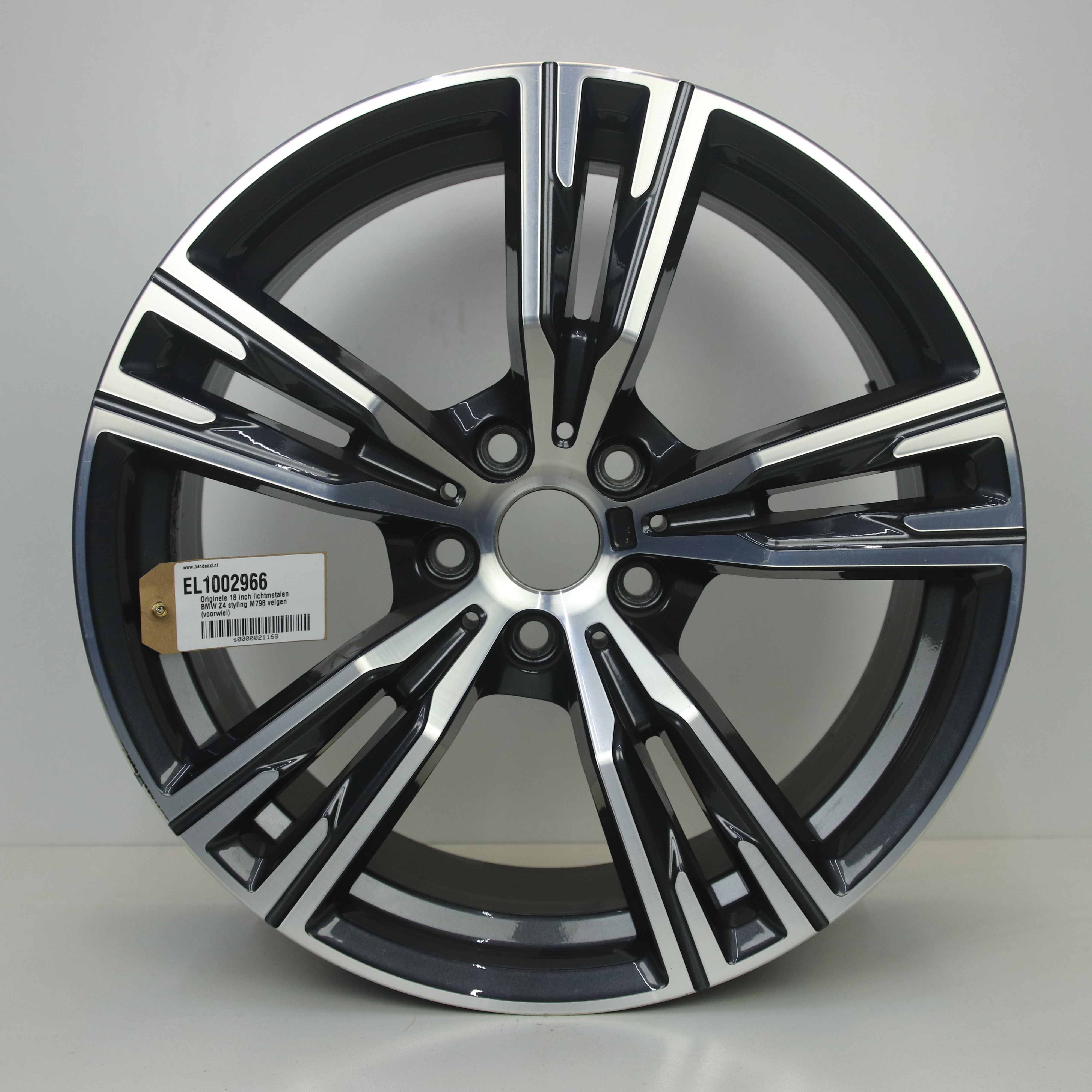 EL1002966 Originele 18 inch lichtmetalen BMW Z4 styling M798 velgen (voorwiel) 9.00X18 5X112 ET32.0 NB66.60 Antraciet gepolijst