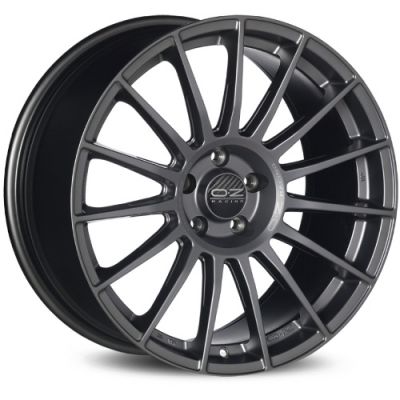 OZ Racing SUPERTURISMO LM 7.50X17 5X112 ET50.0 NB75.00 L-Ring MATT GRAPHITE + SILVER LETTERING