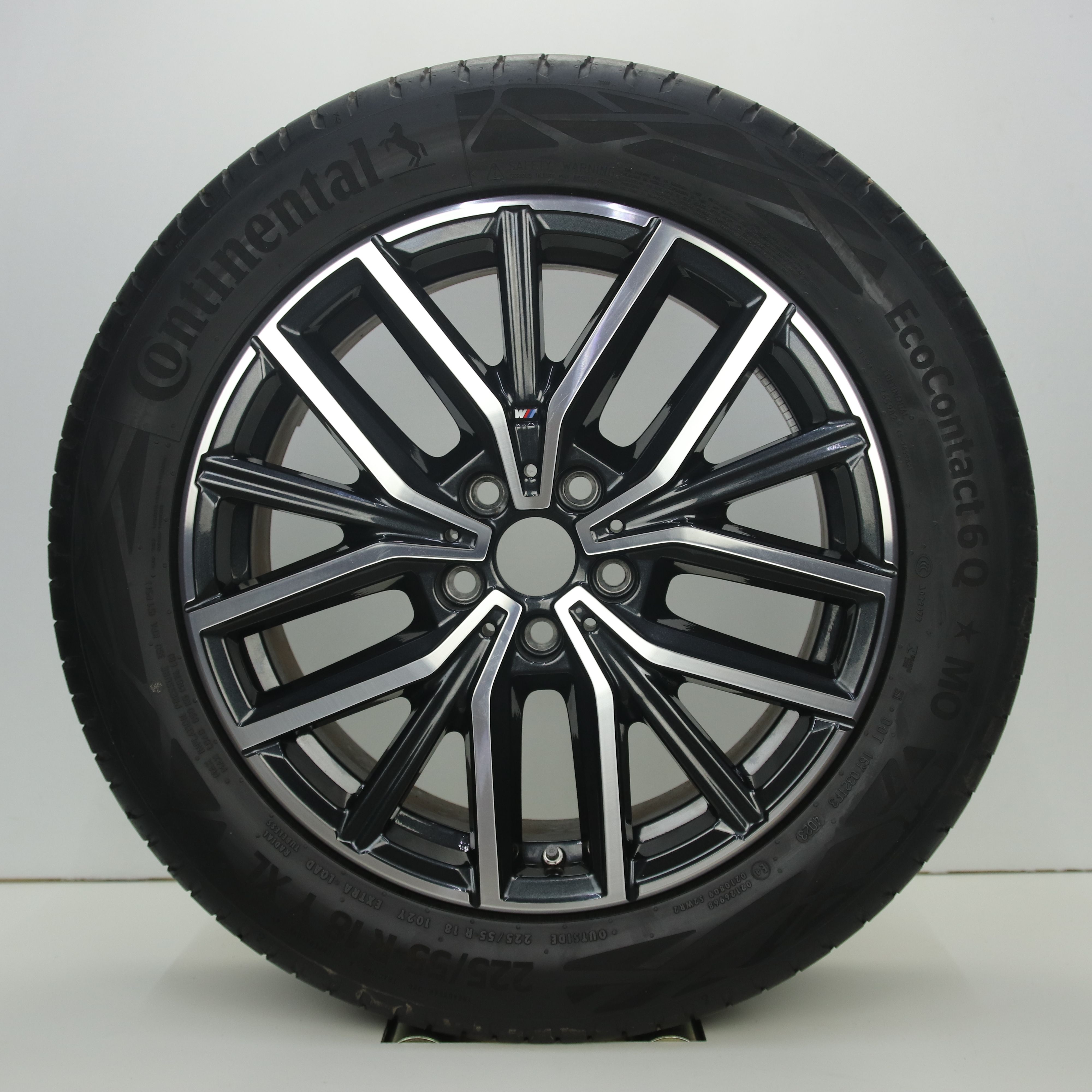 OS1007893 Originele 18 inch lichtmetalen BMW X1 styling 838M velgen 7.50X18 5X112 ET50.0 NB66.60 Antraciet gepolijst