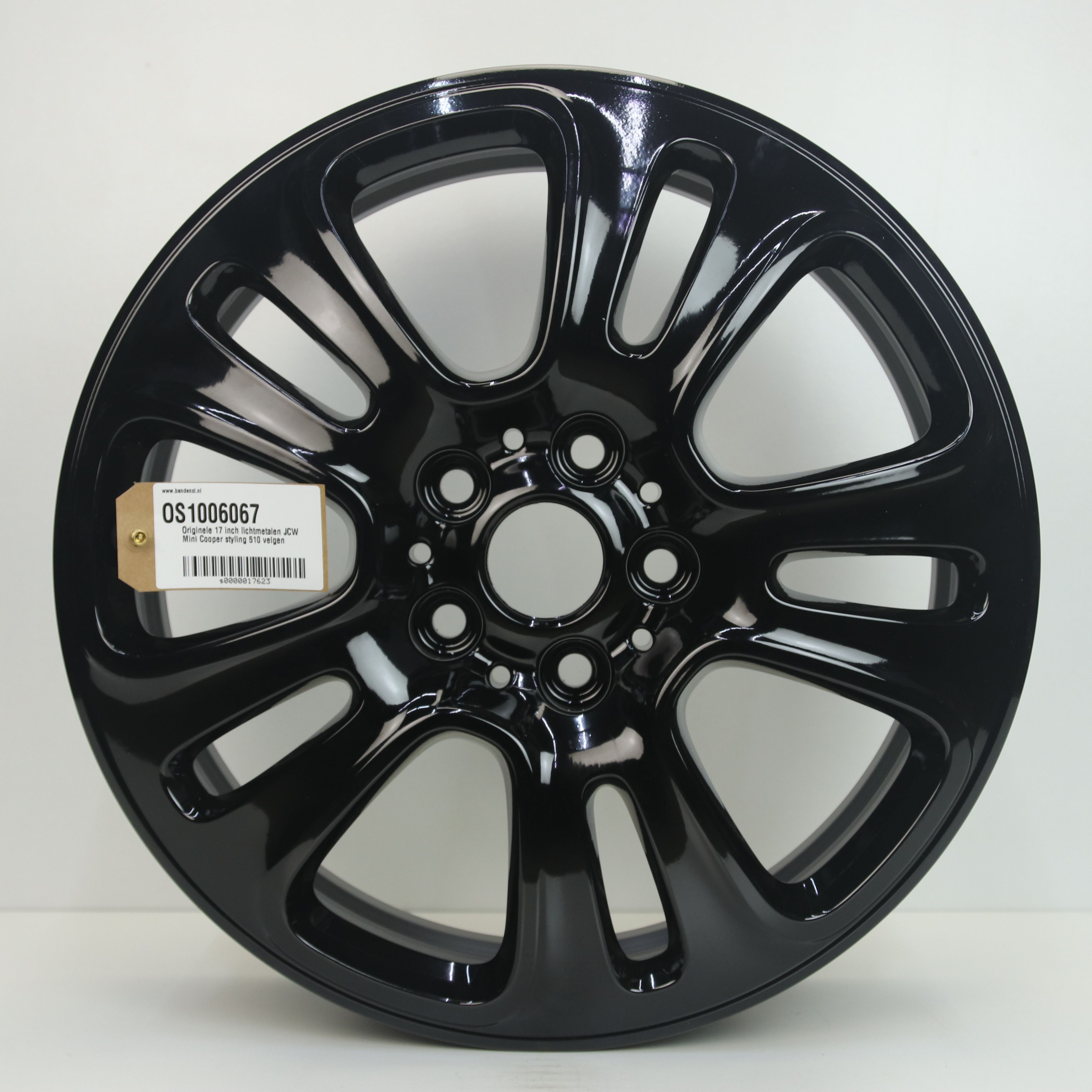 OS1006067 Originele 17 inch lichtmetalen JCW Mini Cooper styling 510 velgen 5.50X17 5X112 ET45.0 NB66.60 Zwart