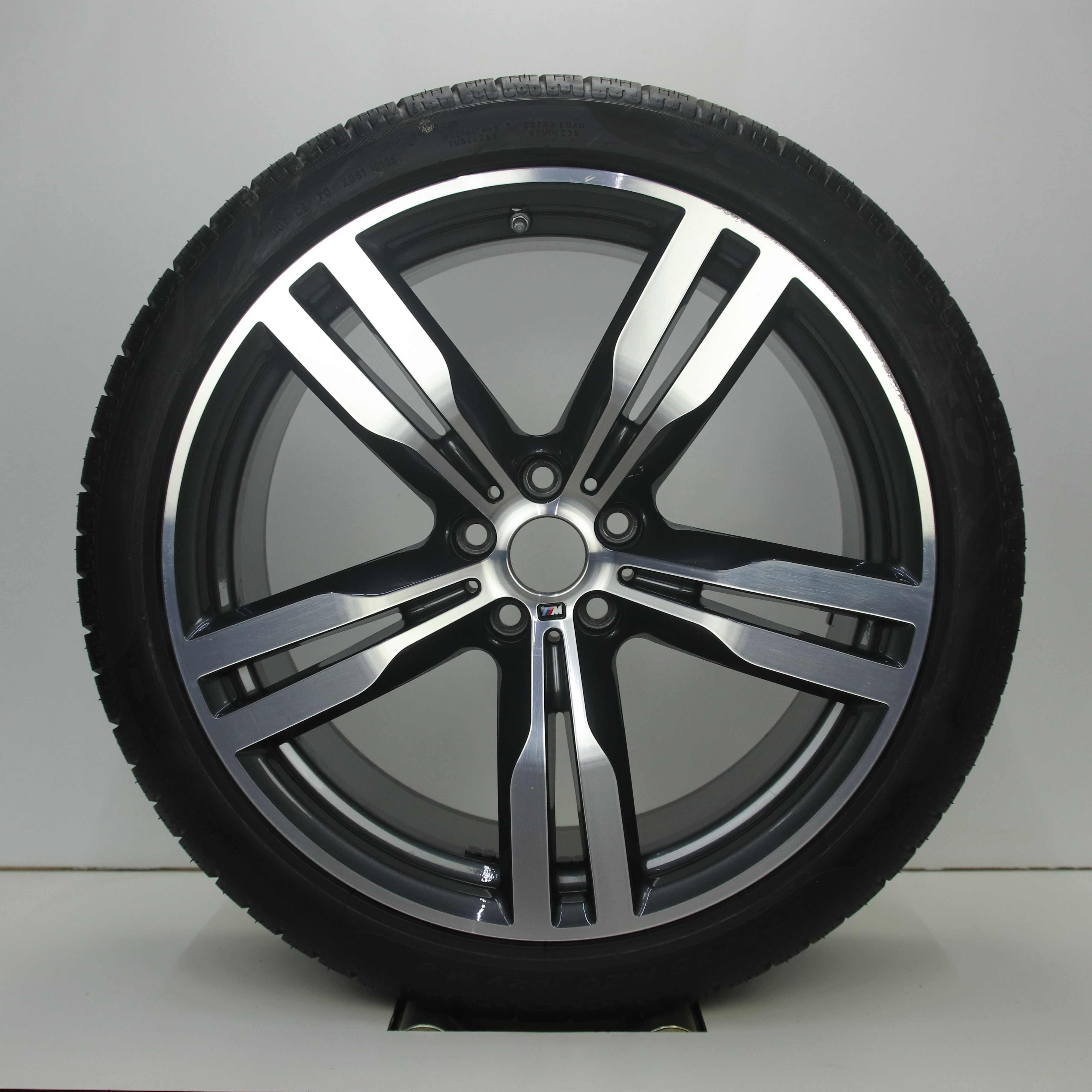 OS1007653 Originele 20 inch lichtmetalen BMW 7-serie styling M648 velgen (Breedset) 8.50X20 5X112 ET25.0 NB66.60 Antraciet Gepolijst