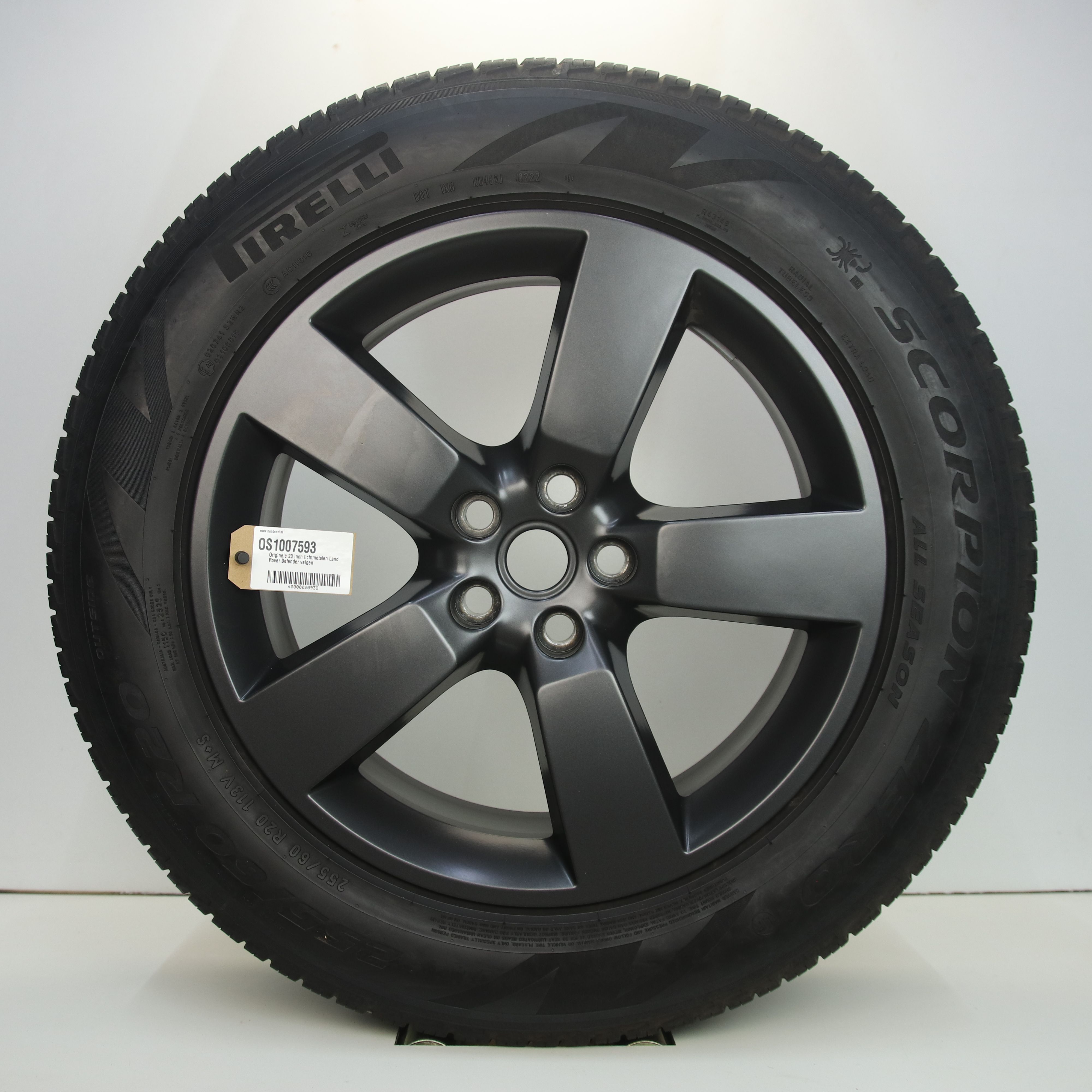 OS1007593 Originele 20 inch lichtmetalen Land Rover Defender velgen 8.50X20 5X120 ET41.5 NB72.60 Antraciet