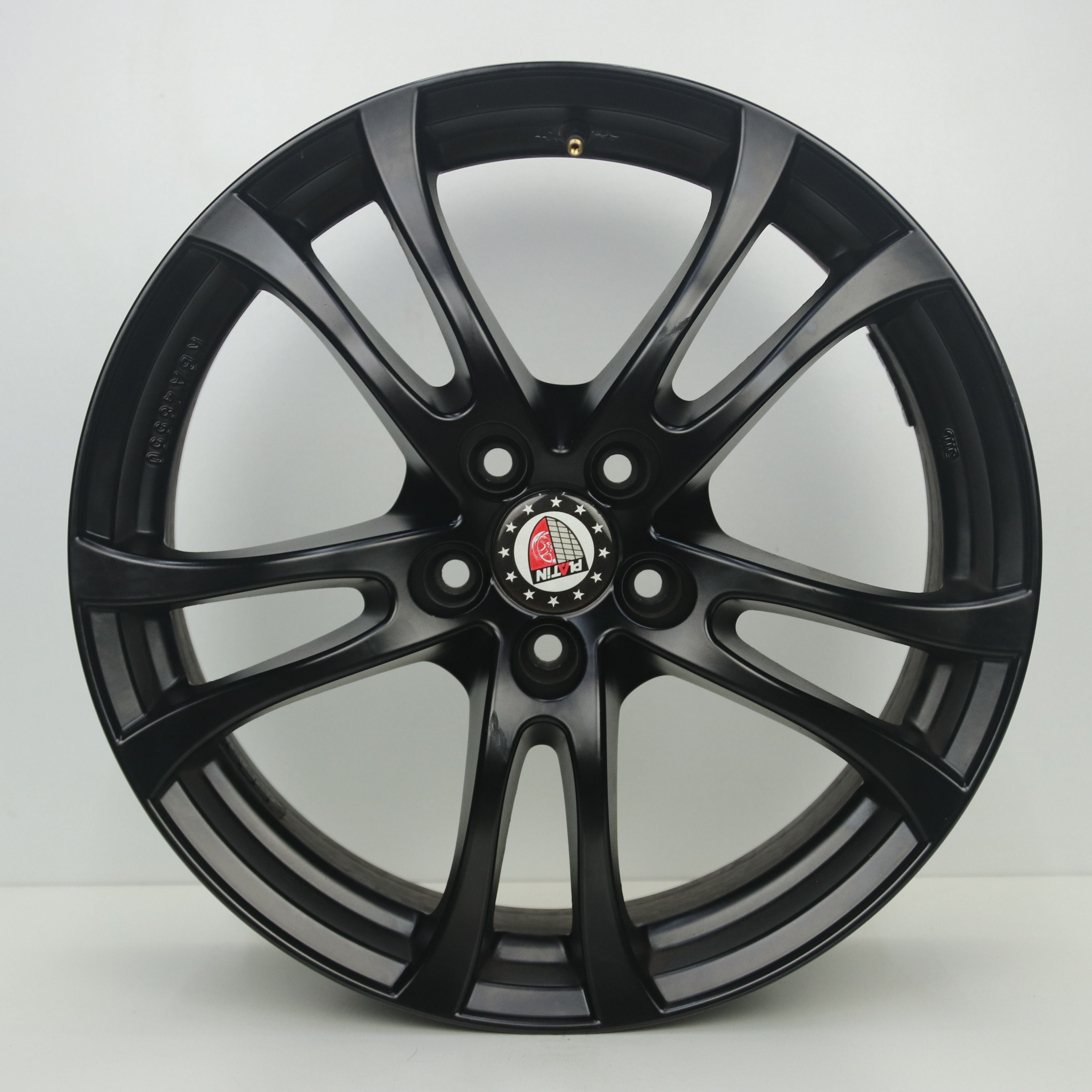 OS1007858 Set 18 inch lichtmetalen Platin wheels velgen 8.00X18 5X108 ET48.0 NB70.00 Mat zwart