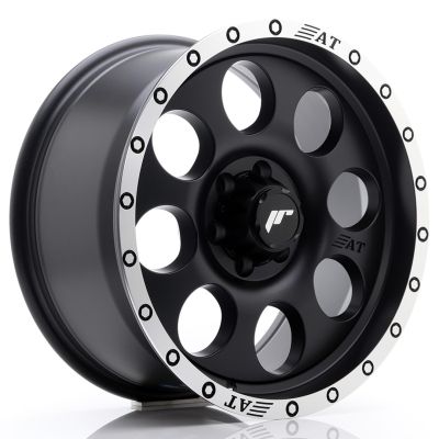 JR Wheels JRX4 8.50X17 STR_PRODUCT_BLANCWHEEL ET20.0 NB67.10 Flat Black Machined Lip