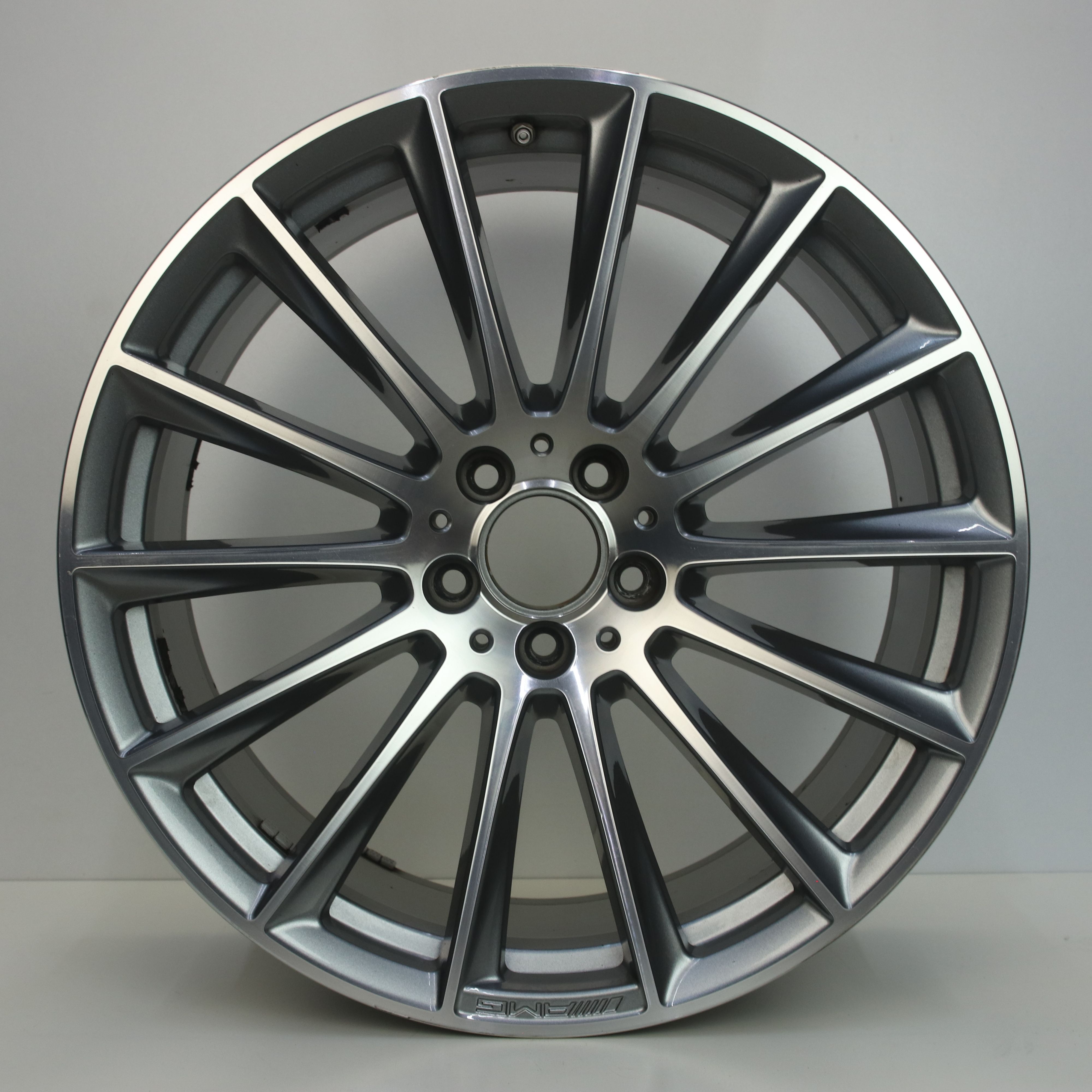 IN1002924 Originele 20 inch lichtmetalen Mercedes-Benz S-Klasse AMG velgen (Breedset) 9.00X20 5X112 ET34.0 NB66.60 Antraciet gepolijst
