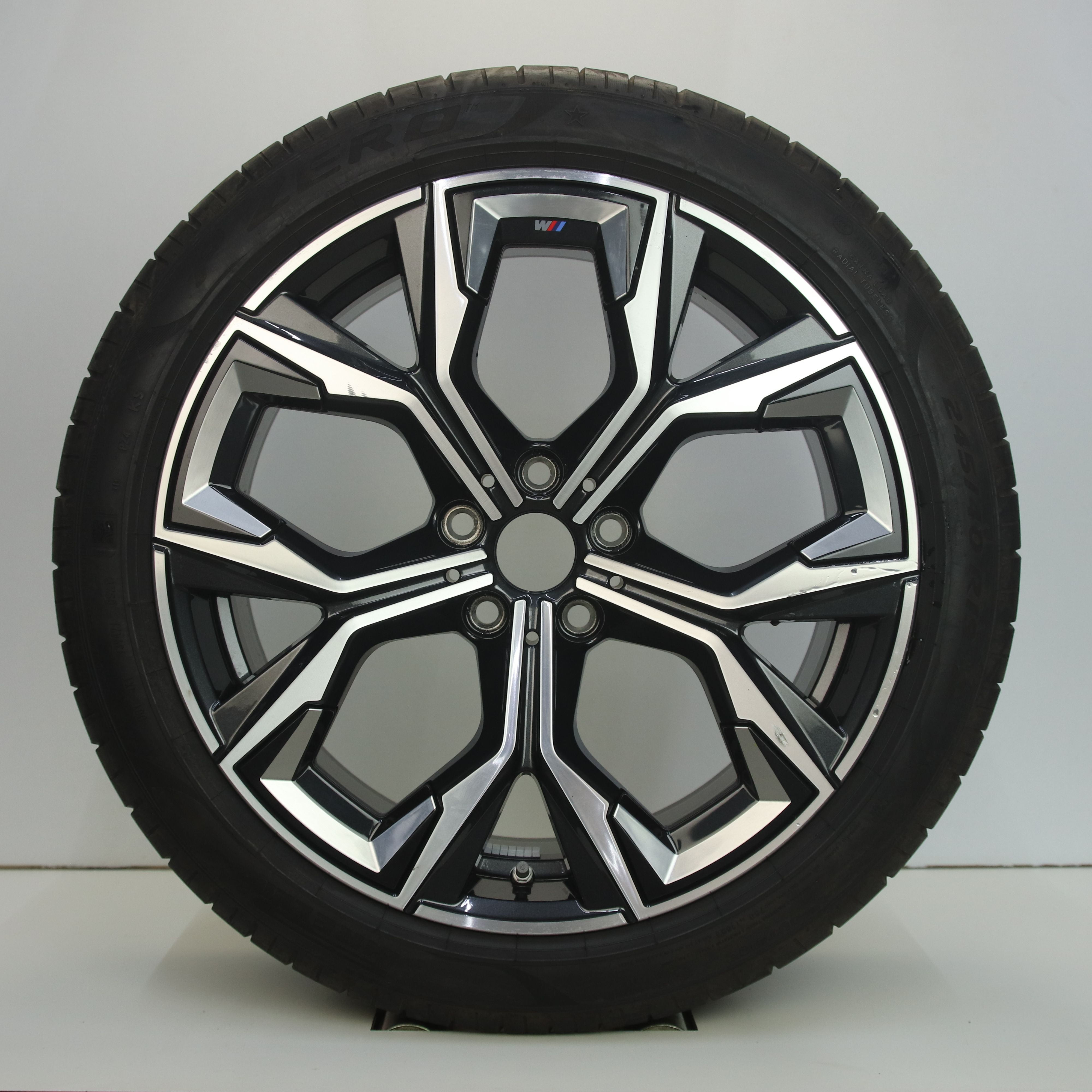 OS1007579 Originele 19 inch lichtmetalen BMW 4-serie styling M860 velgen (Breedset) 8.50X19 5X112 ET35.0 NB66.60 Antraciet gepolijst