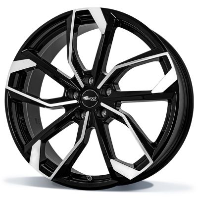 RC Design RC34 7.00X19 5X114.3 ET40.0 NB66.10 N42 Glanzend zwart / front gepolijst (SGVP)