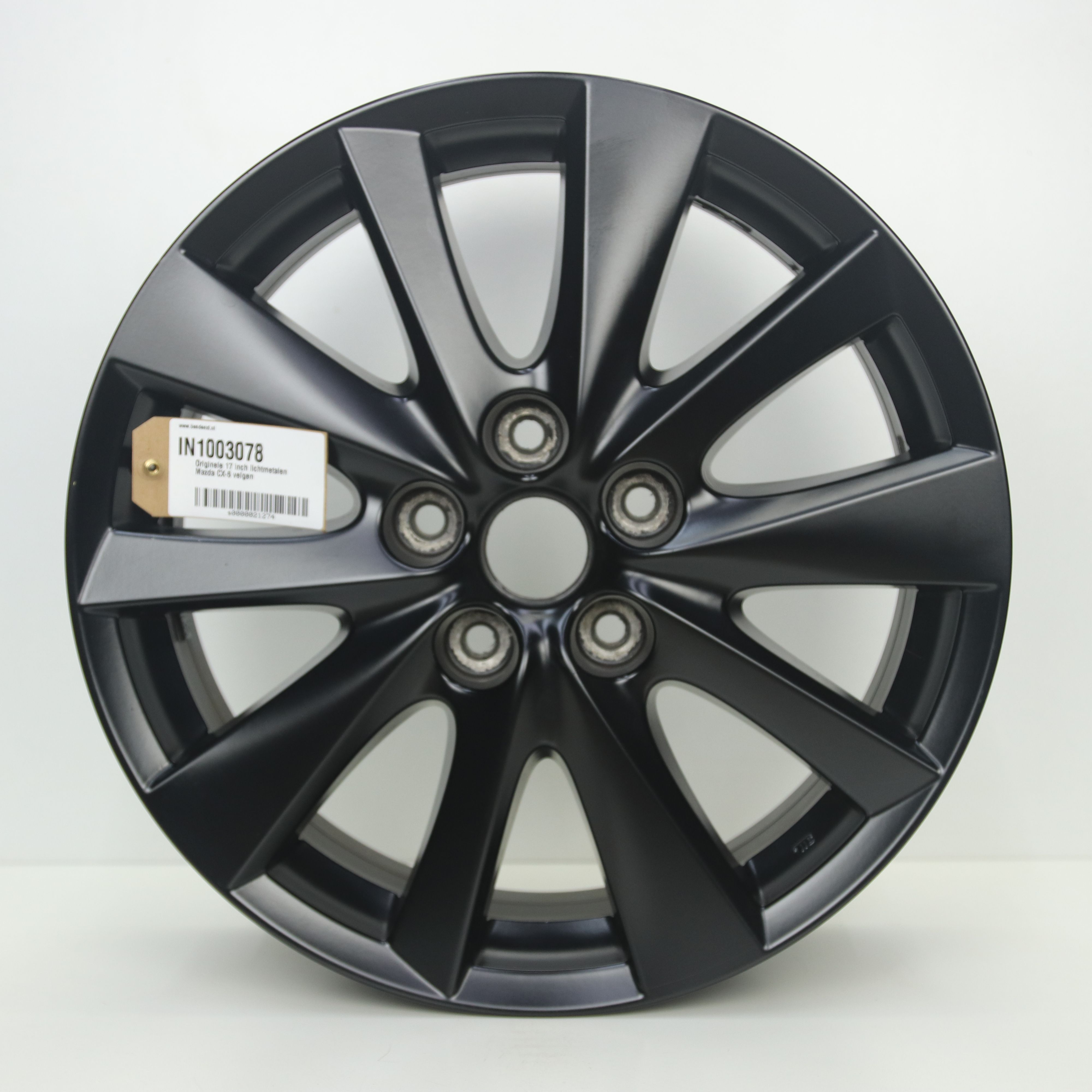 IN1003078 Originele 17 inch lichtmetalen Mazda CX-5 velgen 7.00X17 5X114.3 ET50.0 NB67.10 Mat zwart