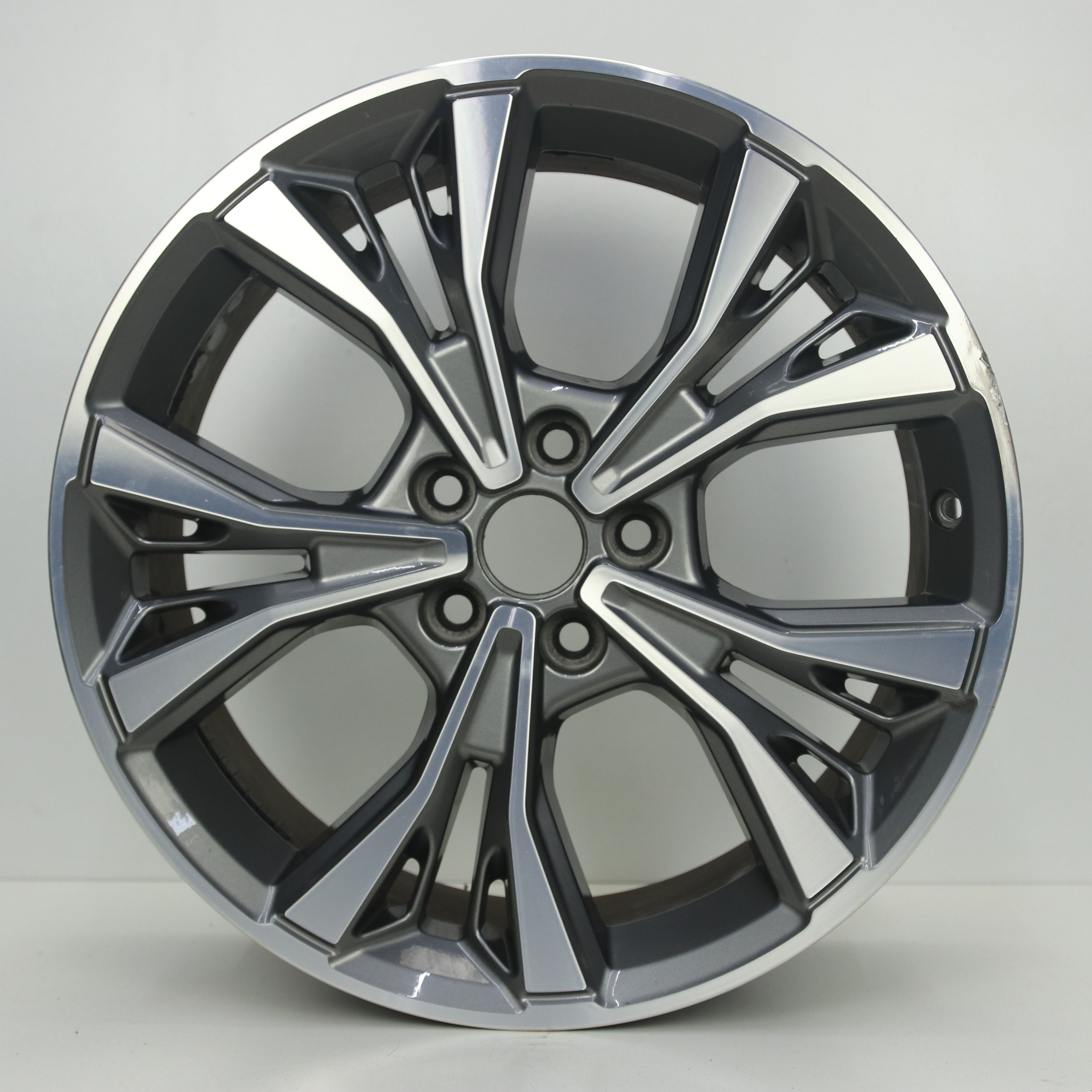 OS1007812 Originele 18 inch lichtmetalen Ford Mondeo velgen 8.00X18 5X108 ET55.0 NB63.40 Antraciet Gepolijst