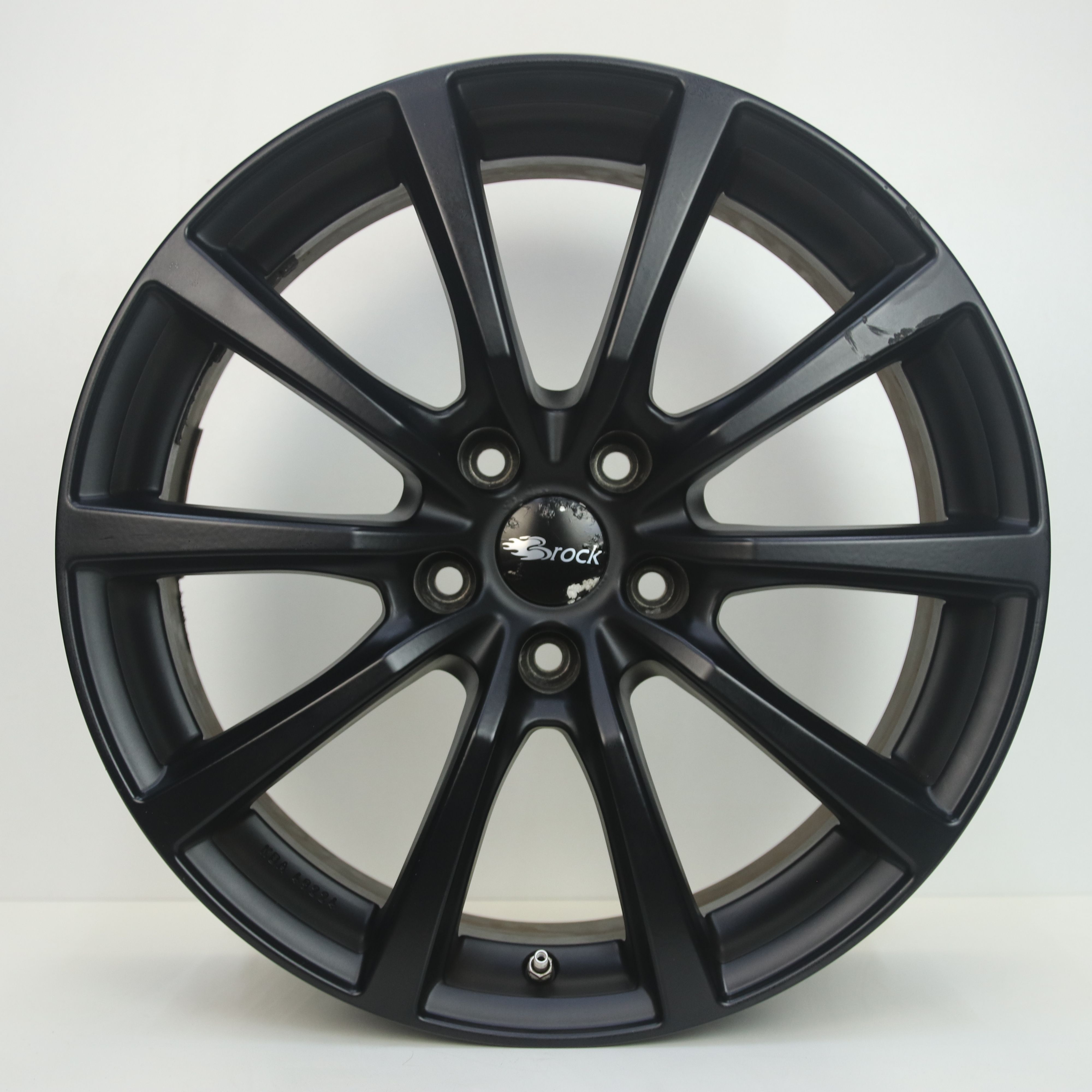 OS1007418 Set 19 inch lichtmetalen Brock B32 velgen 8.50X19 5X120 ET35.0 NB64.10 Mat zwart