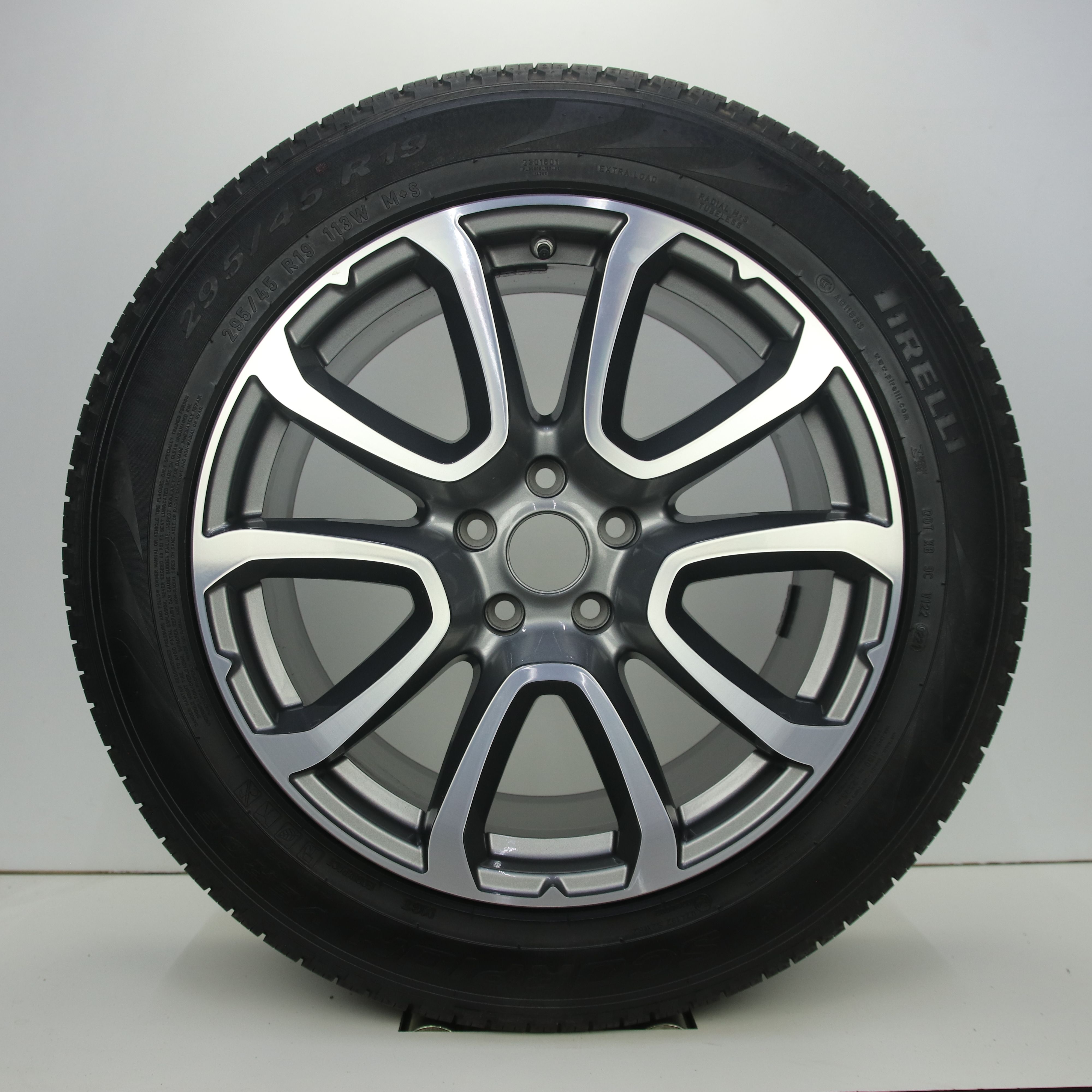 OS1008013 Originele 19 inch lichtmetalen Maserati Levante velgen (breedset) 8.50X19 5X114.3 ET44.0 NB67.10 Antraciet Gepolijst