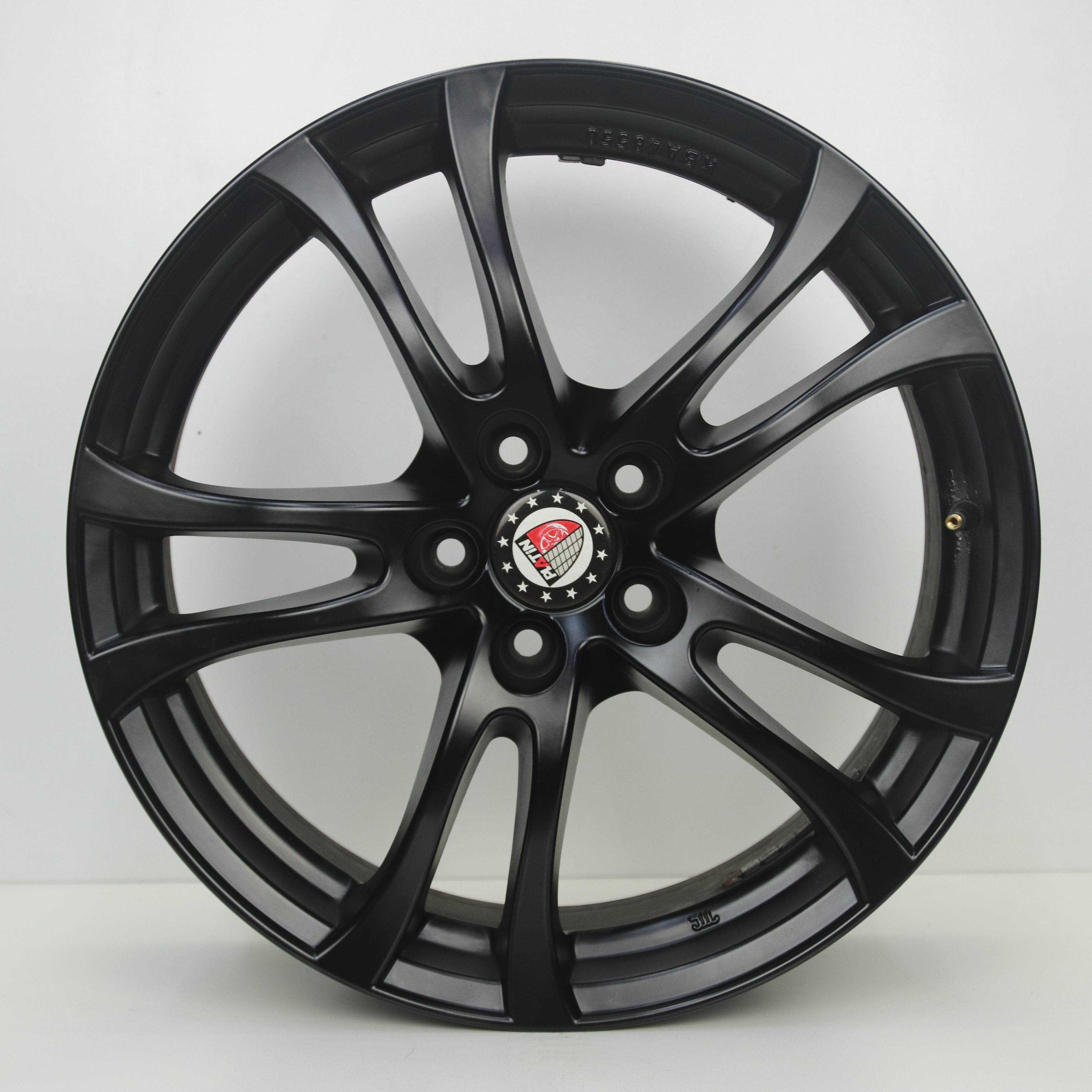 OS1007858 Set 18 inch lichtmetalen Platin wheels velgen 8.00X18 5X108 ET48.0 NB70.00 Mat zwart