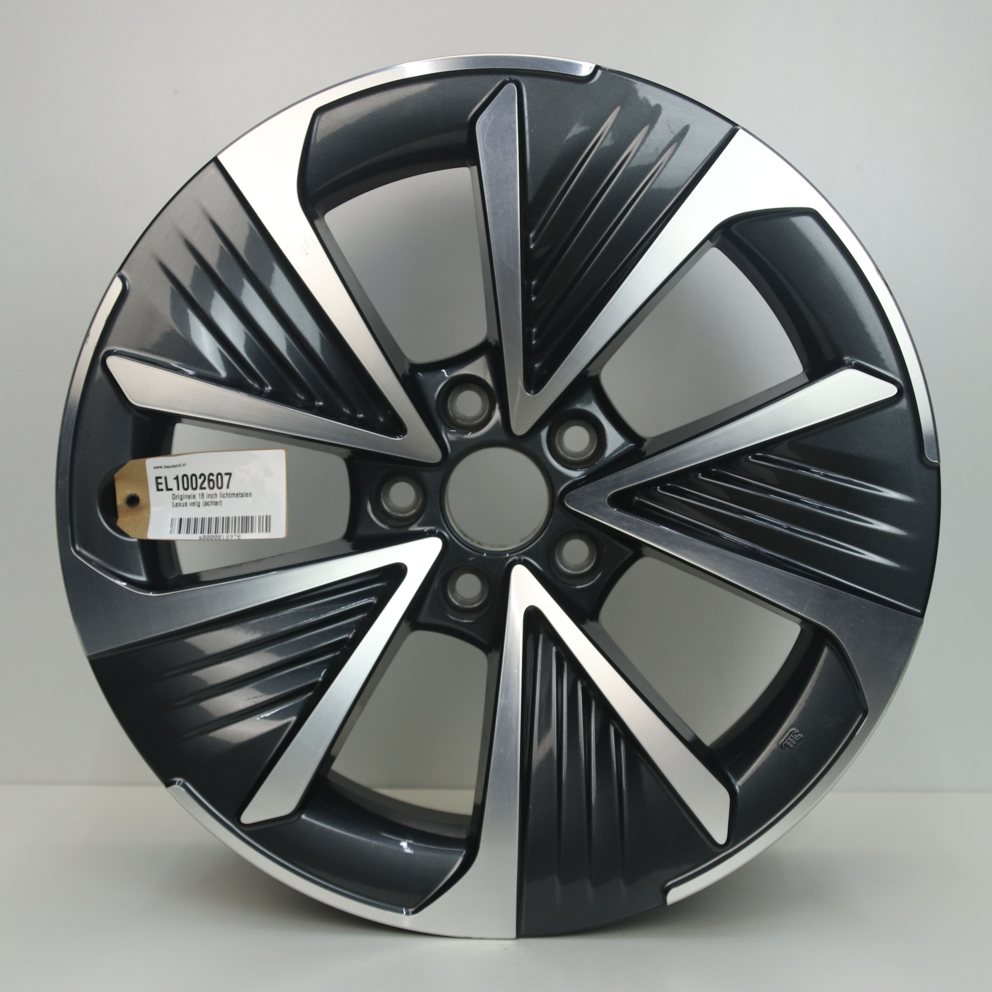 EL1002607 Originele 18 inch lichtmetalen Lexus velg (achter) 8.00X18 5X114.3 ET35.0 NB60.10 Antraciet gepolijst