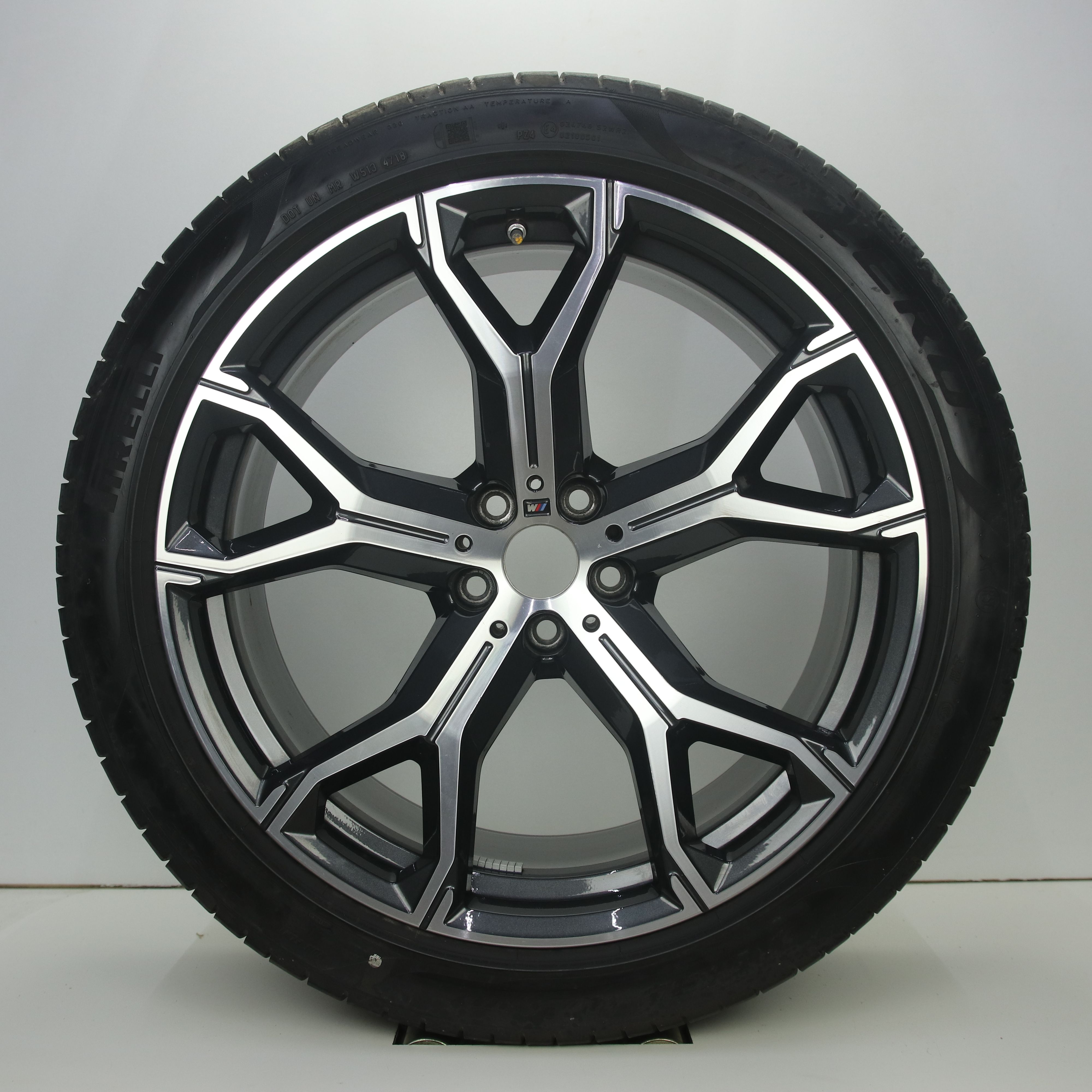 OS1007672 Originele 21 inch lichtmetalen BMW X5 styling M741 velgen (Breedset) 9.50X21 5X112 ET37.0 NB66.60 Antraciet gepolijst