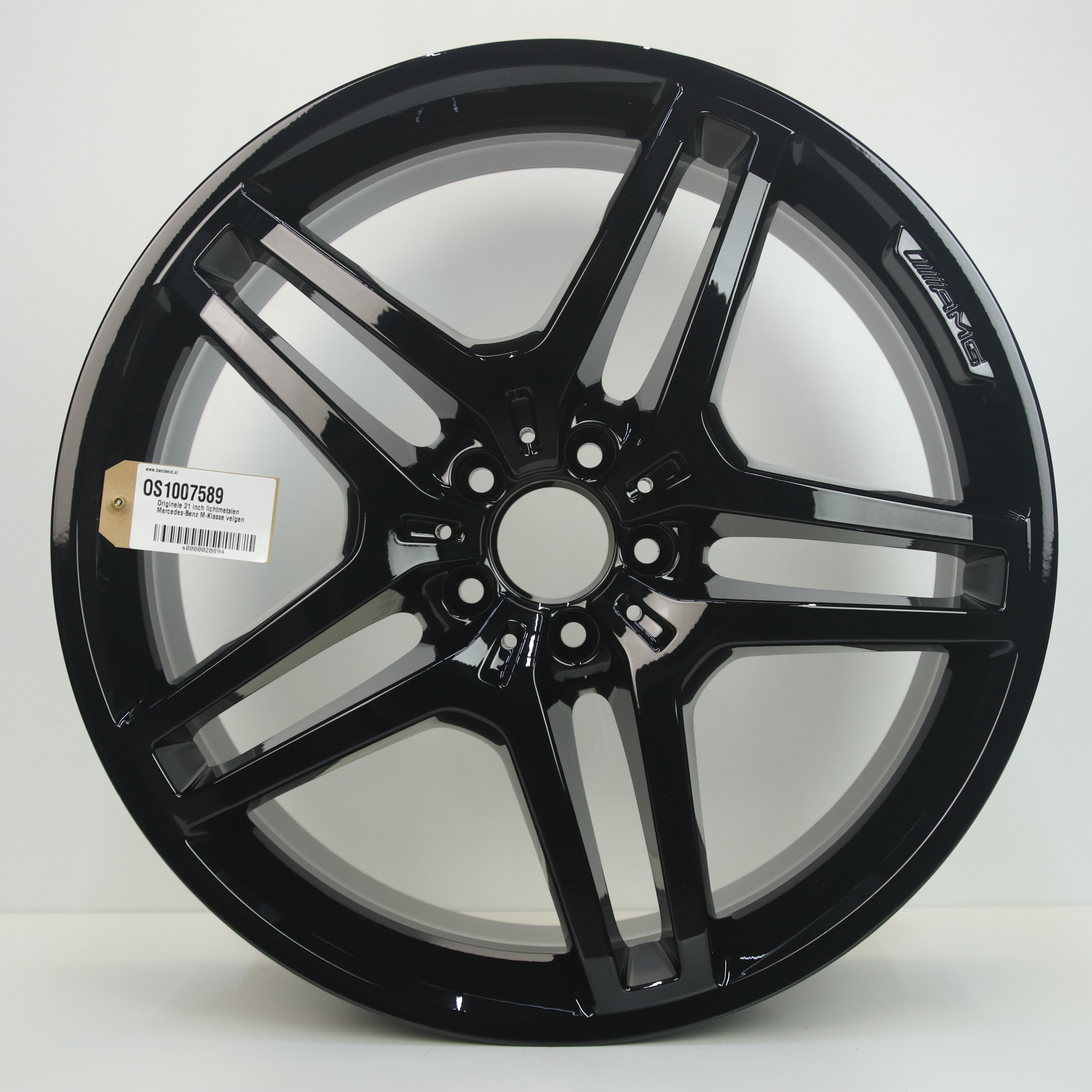 OS1007589 Originele 21 inch lichtmetalen Mercedes-Benz M-Klasse velgen 9.00X21 5X112 ET53.0 NB66.60 Zwart
