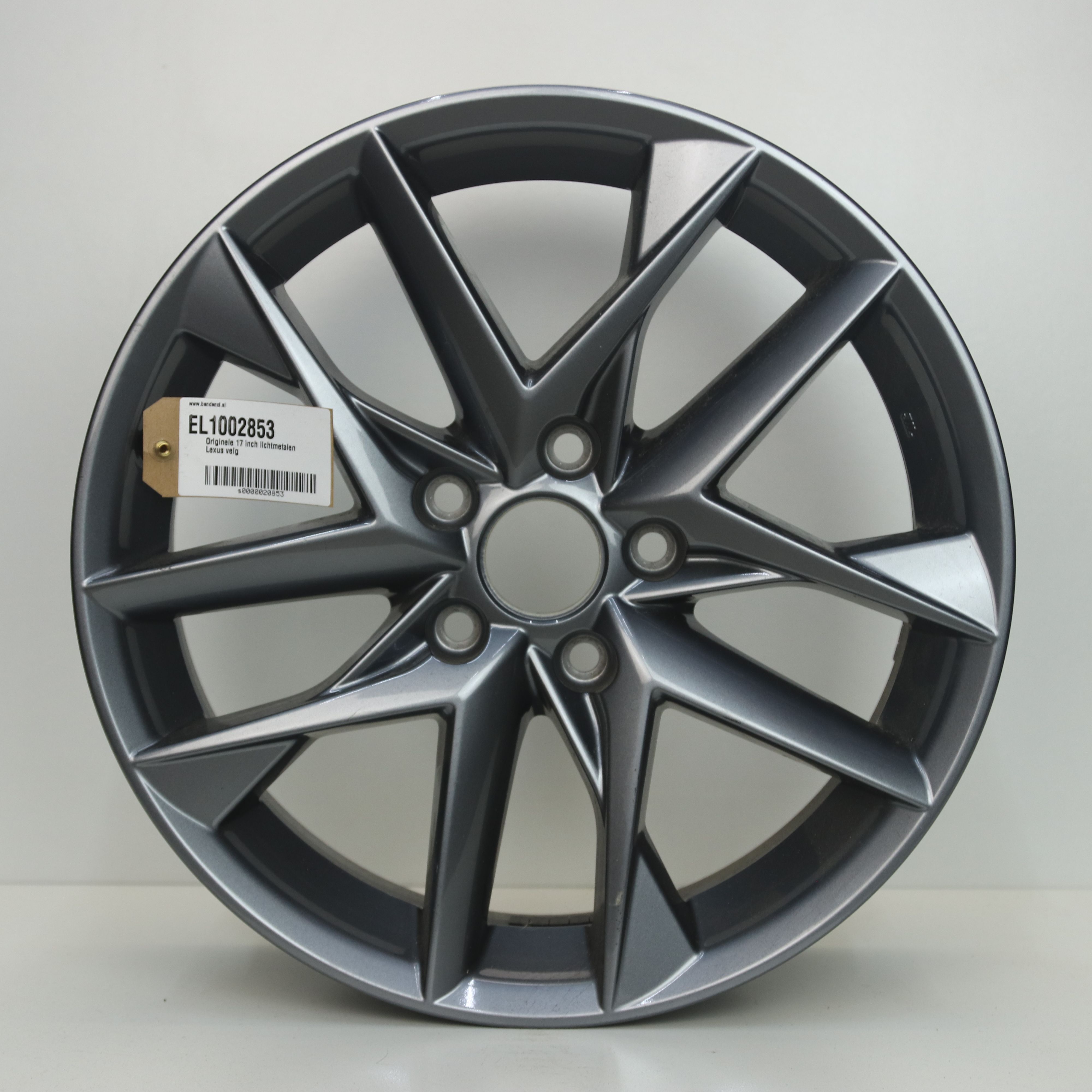 EL1002853 Originele 17 inch lichtmetalen Lexus velg 7.00X17 5X114.3 ET40.0 NB60.10 Antraciet