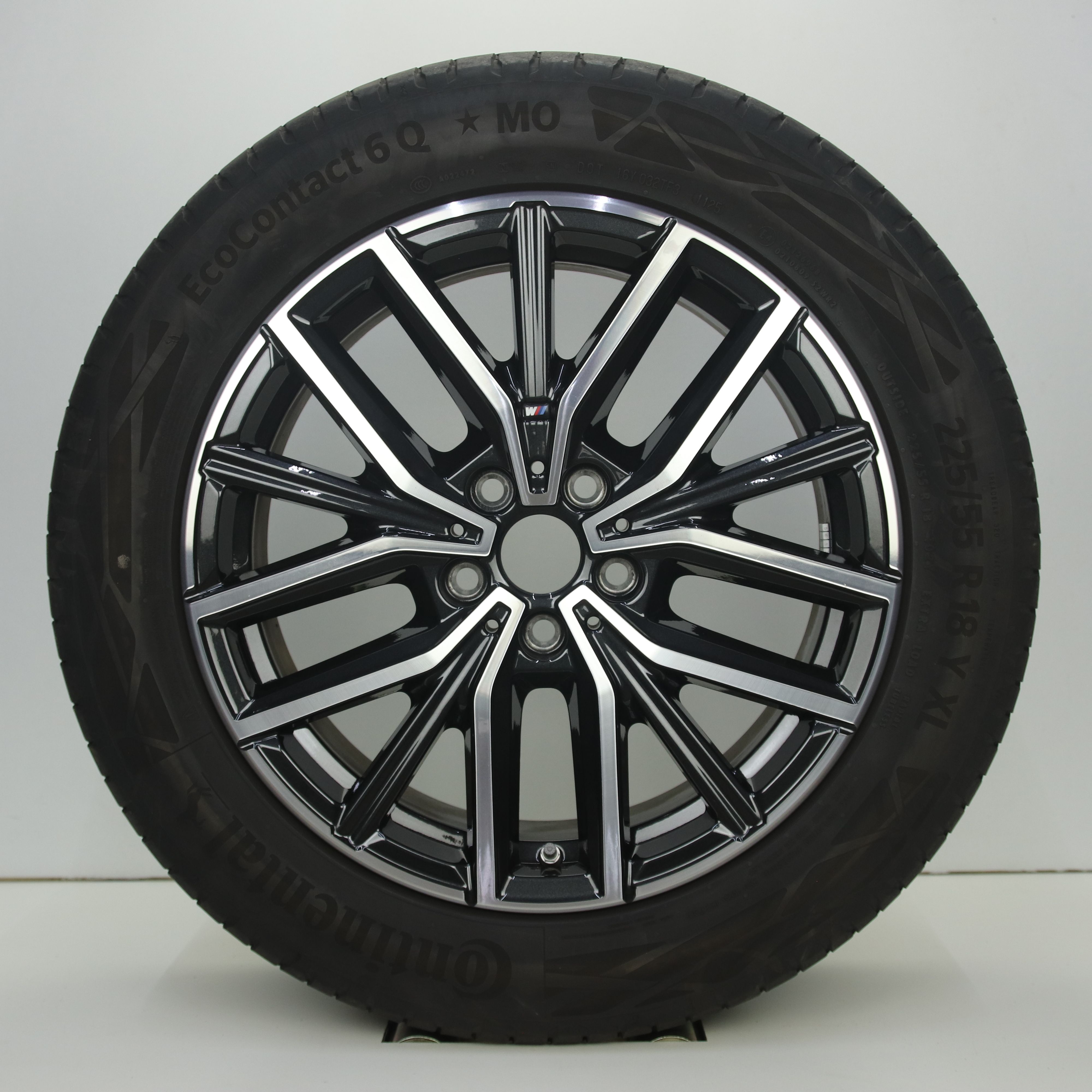 OS1007896 Originele 18 inch lichtmetalen BMW X1 styling 838M velgen 7.50X18 5X112 ET50.0 NB66.60 Antraciet gepolijst