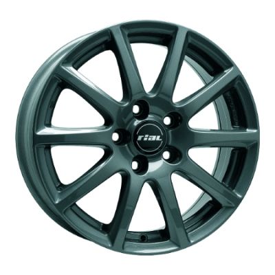 RIAL Milano 5.50X14 4X100 ET35.0 NB63.30 Titanium