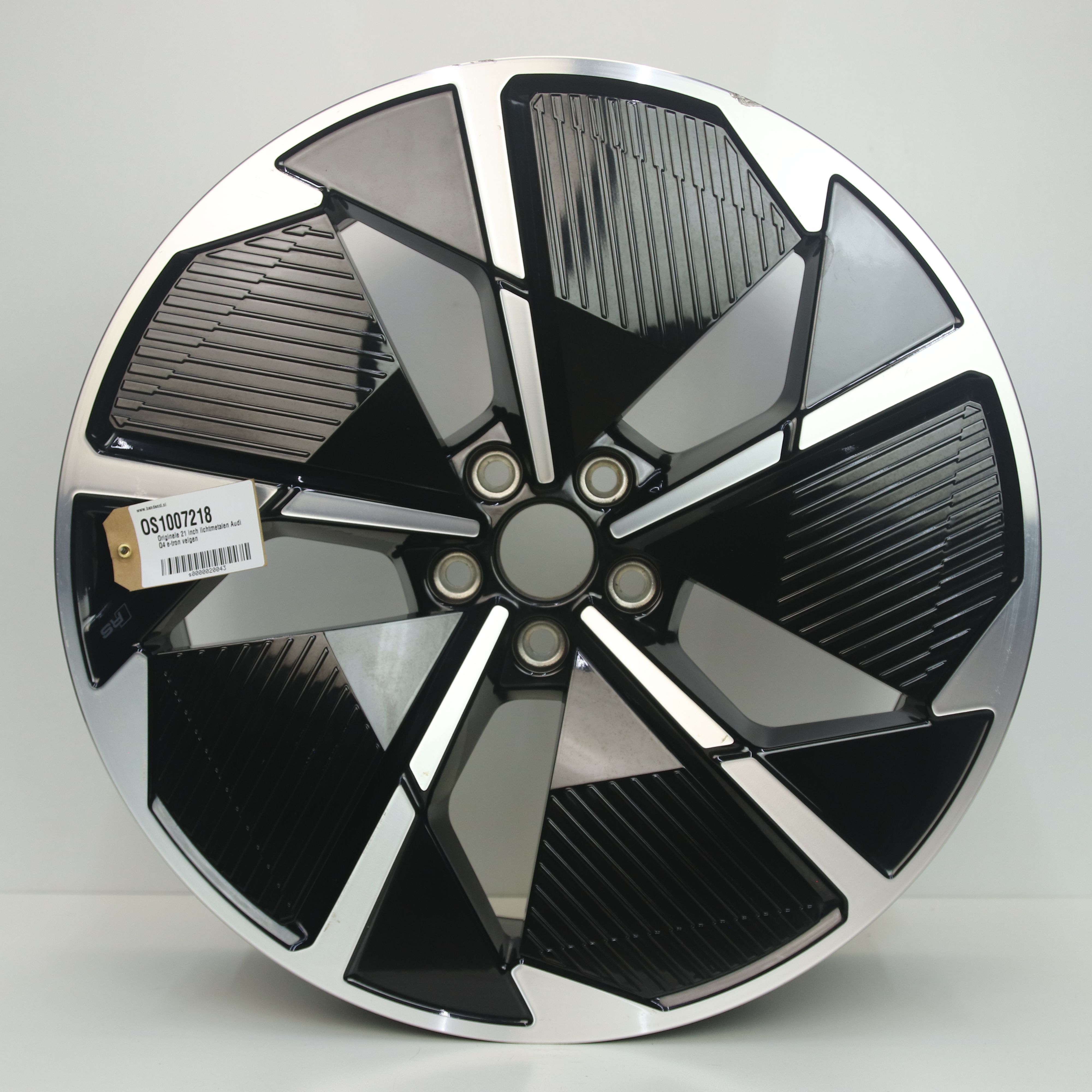 OS1007218 Originele 21 inch lichtmetalen Audi Q4 e-tron velgen 8.50X21 5X112 ET40.0 NB57.10 Zwart gepolijst
