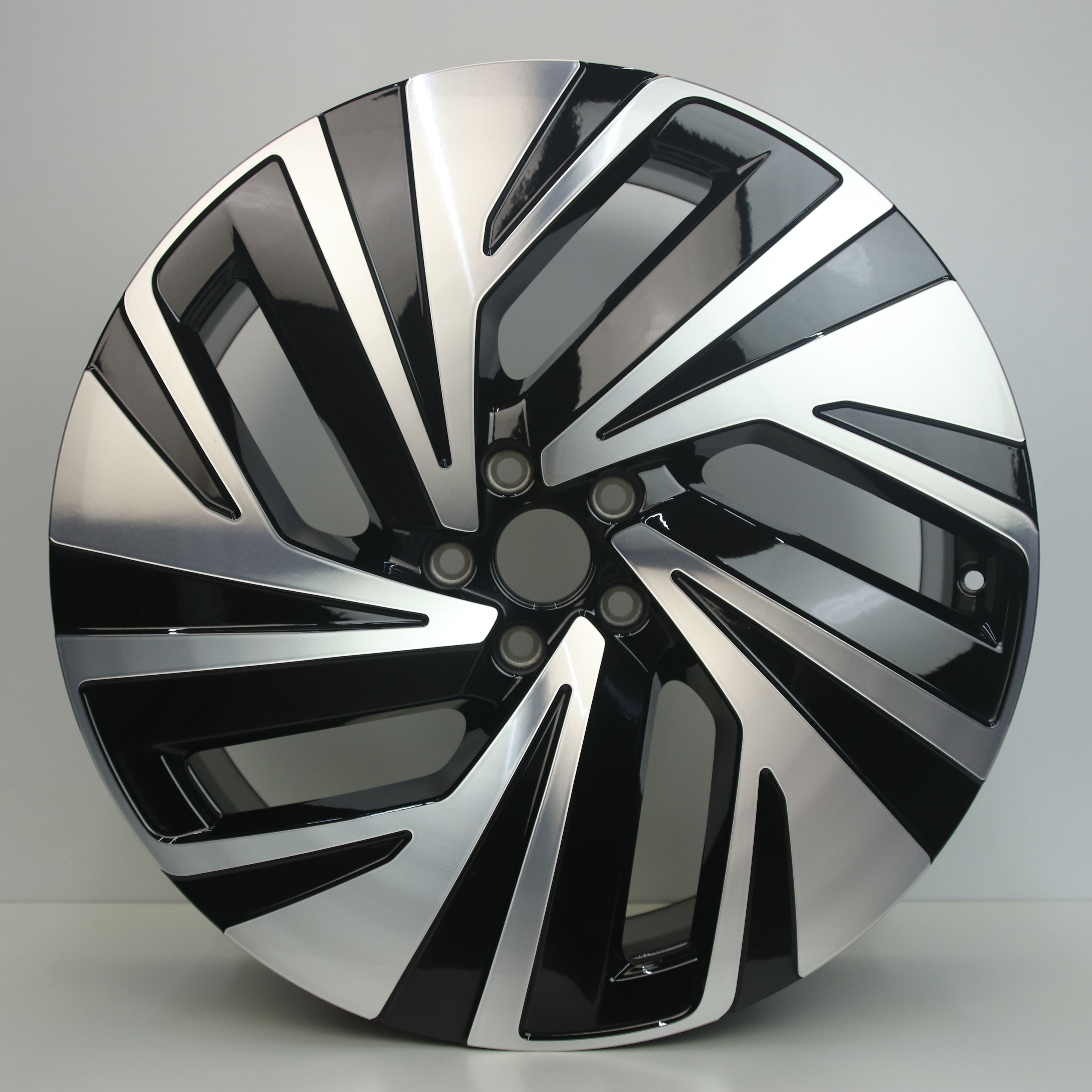 OS1006414 Originele 21 inch lichtmetalen Volkswagen ID.4 / ID.5 velgen (Narvik) 8.50X21 5X112 ET40.0 NB57.10 Zwart gepolijst