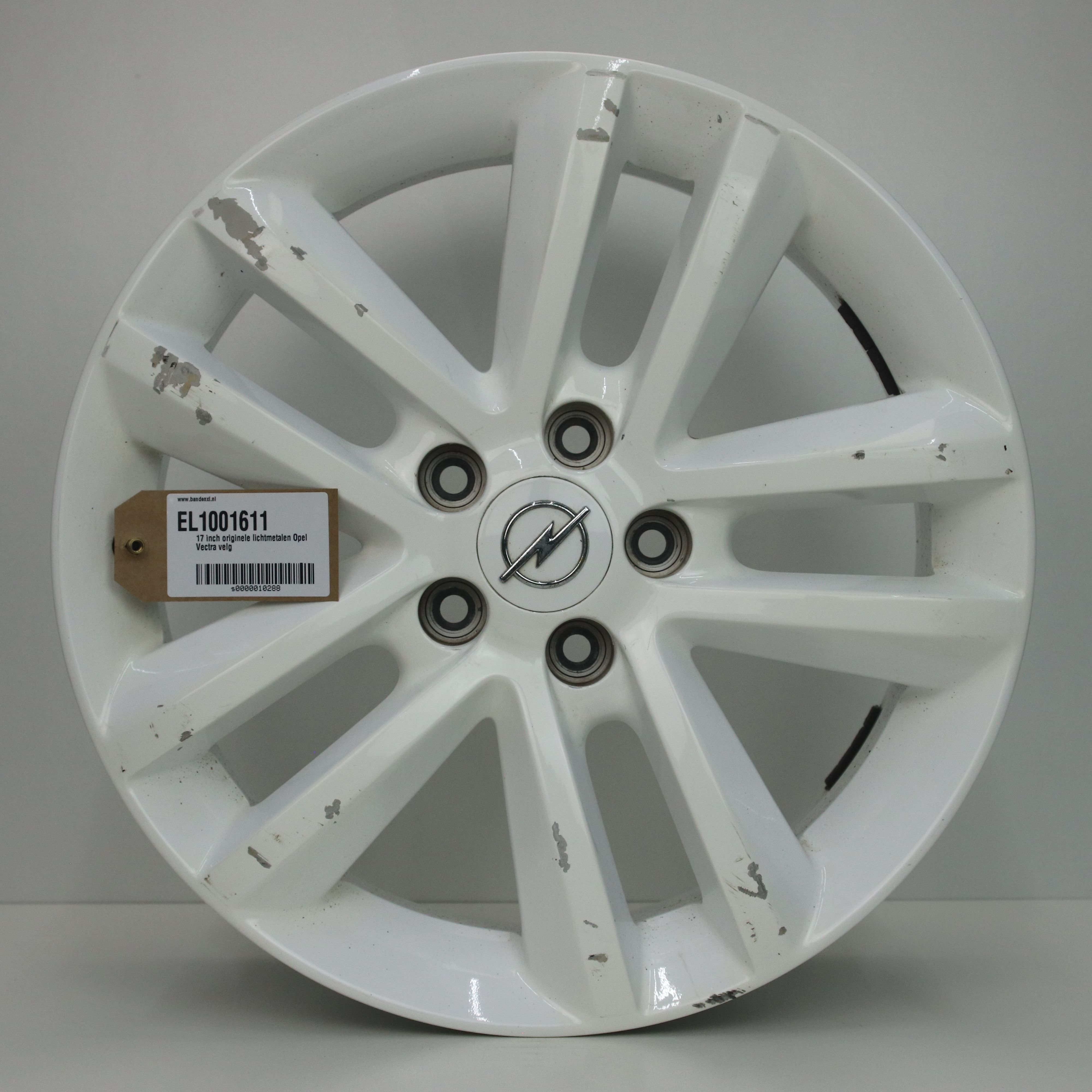 EL1001611 17 inch originele lichtmetalen Opel Vectra velg 7.00X17 5X112 ET41.0 NB56.60 Wit