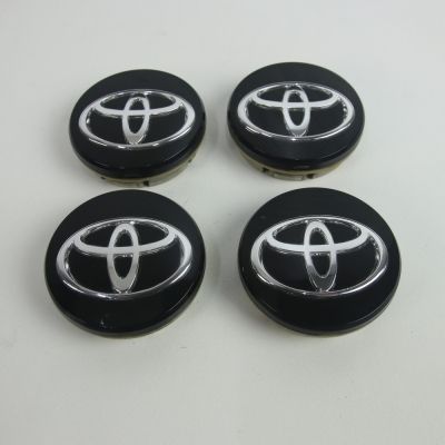 Naafkappen set OEM Toyota (Hoogglans zwart)