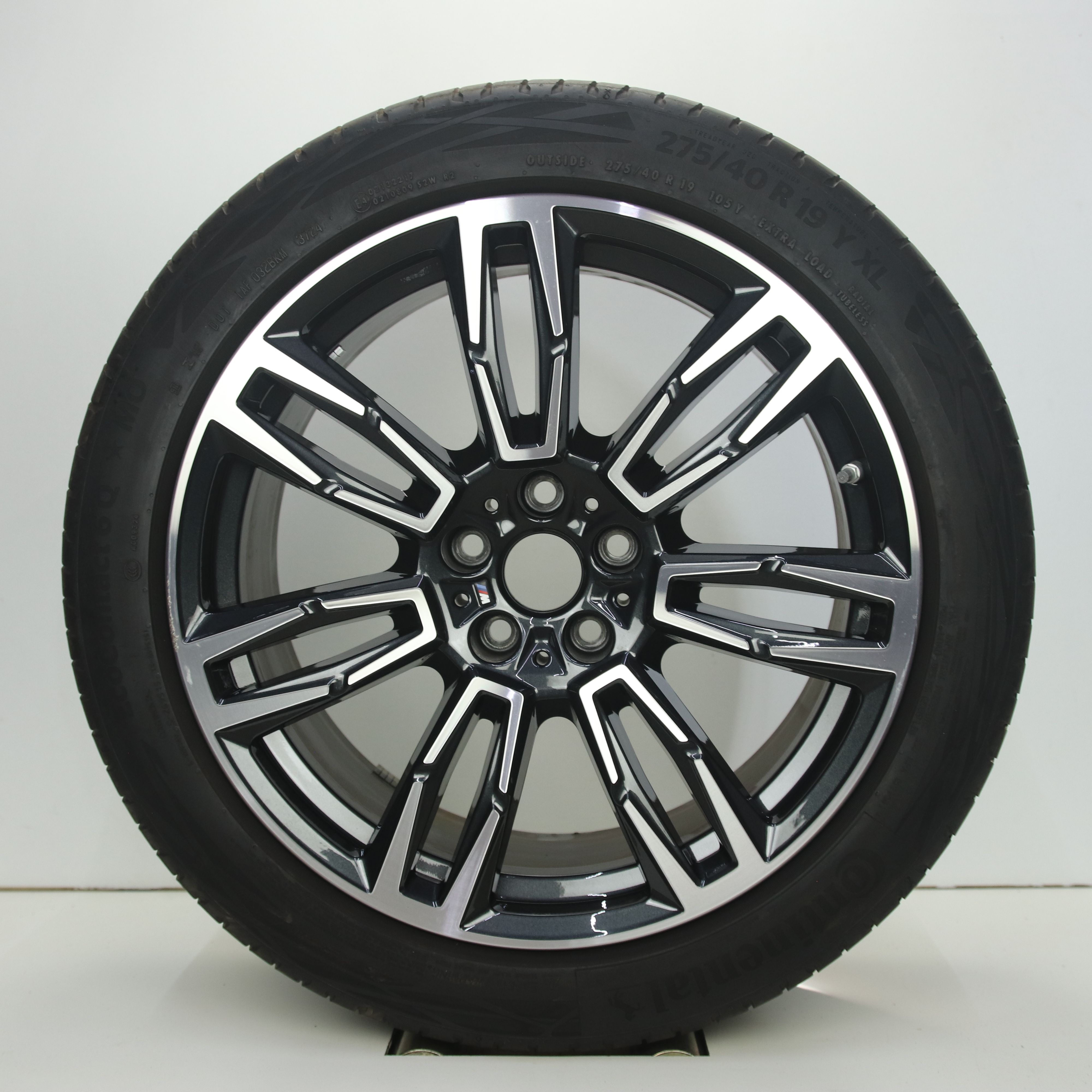 OS1007882 Originele 19 inch lichtmetalen BMW 5-Serie styling M935 velgen (Breedset) 8.50X19 5X112 ET29.0 NB66.60 Antraciet gepolijst