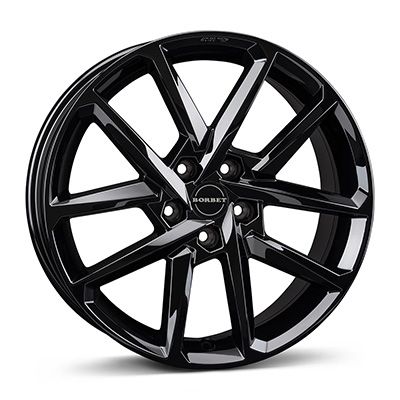 Borbet N 6.50X16 4X108 ET37.0 NB72.50 black glossy