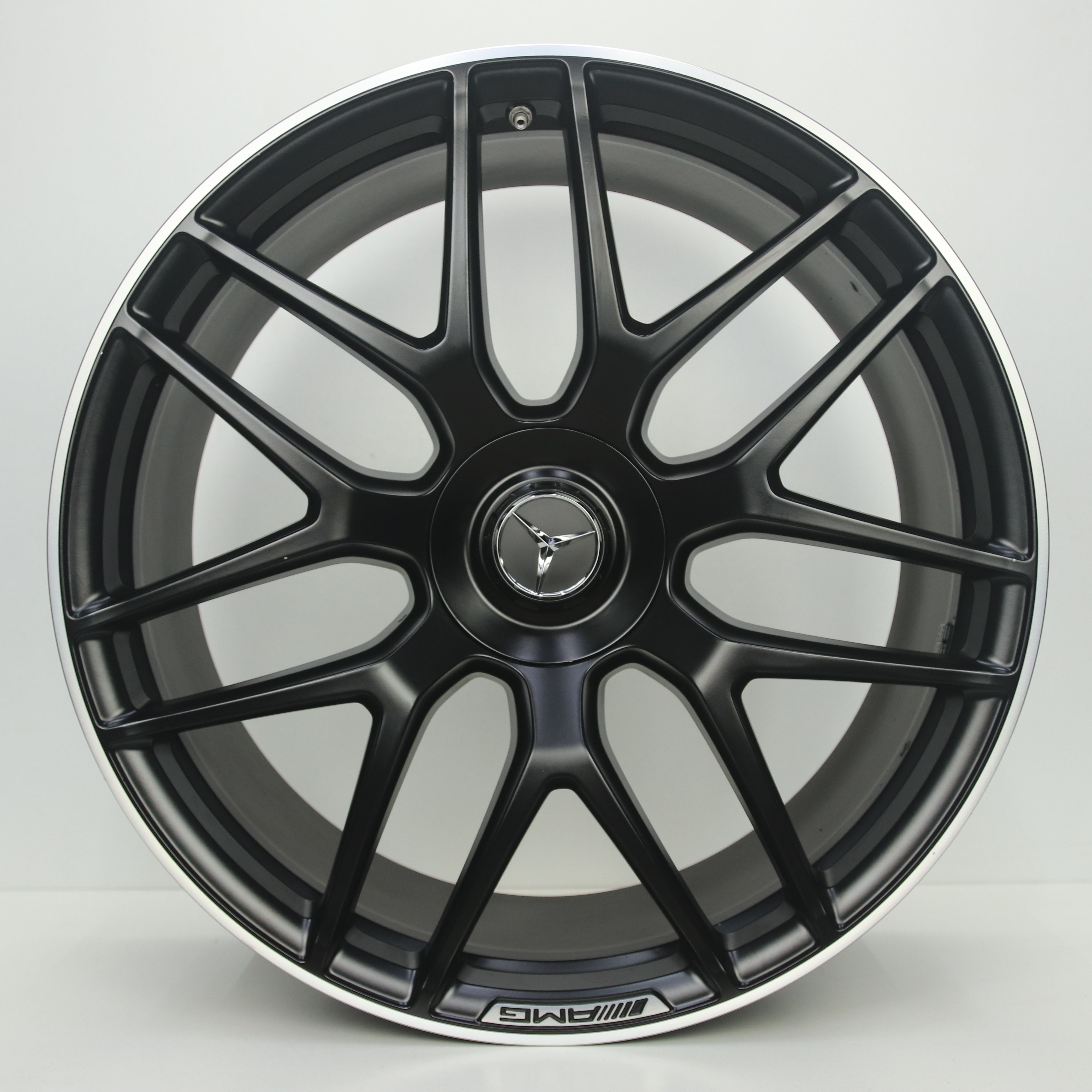 IN1003076 Originele 22 inch lichtmetalen Mercedes-Benz GLE-klasse 53/63 AMG velgen (Breedset) 10.00X22 5X112 ET55.0 NB66.60 Mat zwart gepolijst