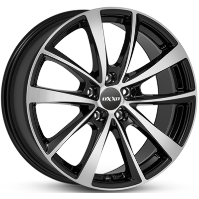 Oxxo Vidorra Black 7.50X19 5X114.3 ET38.0 NB72.60 Black polished